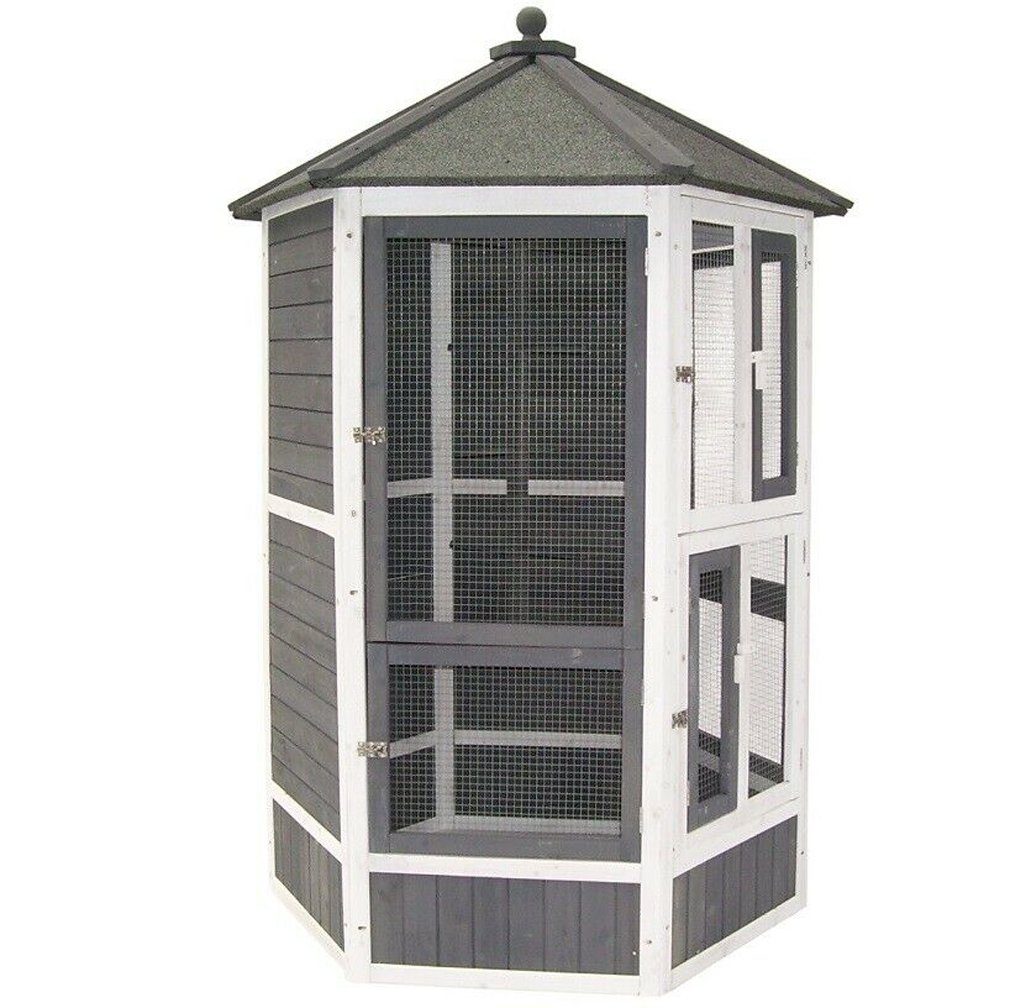 Apex Vogelhaus Vogelvoliere XXL Vogelkäfig Vogelhaus Vogel Käfig Tierkäfig 56612