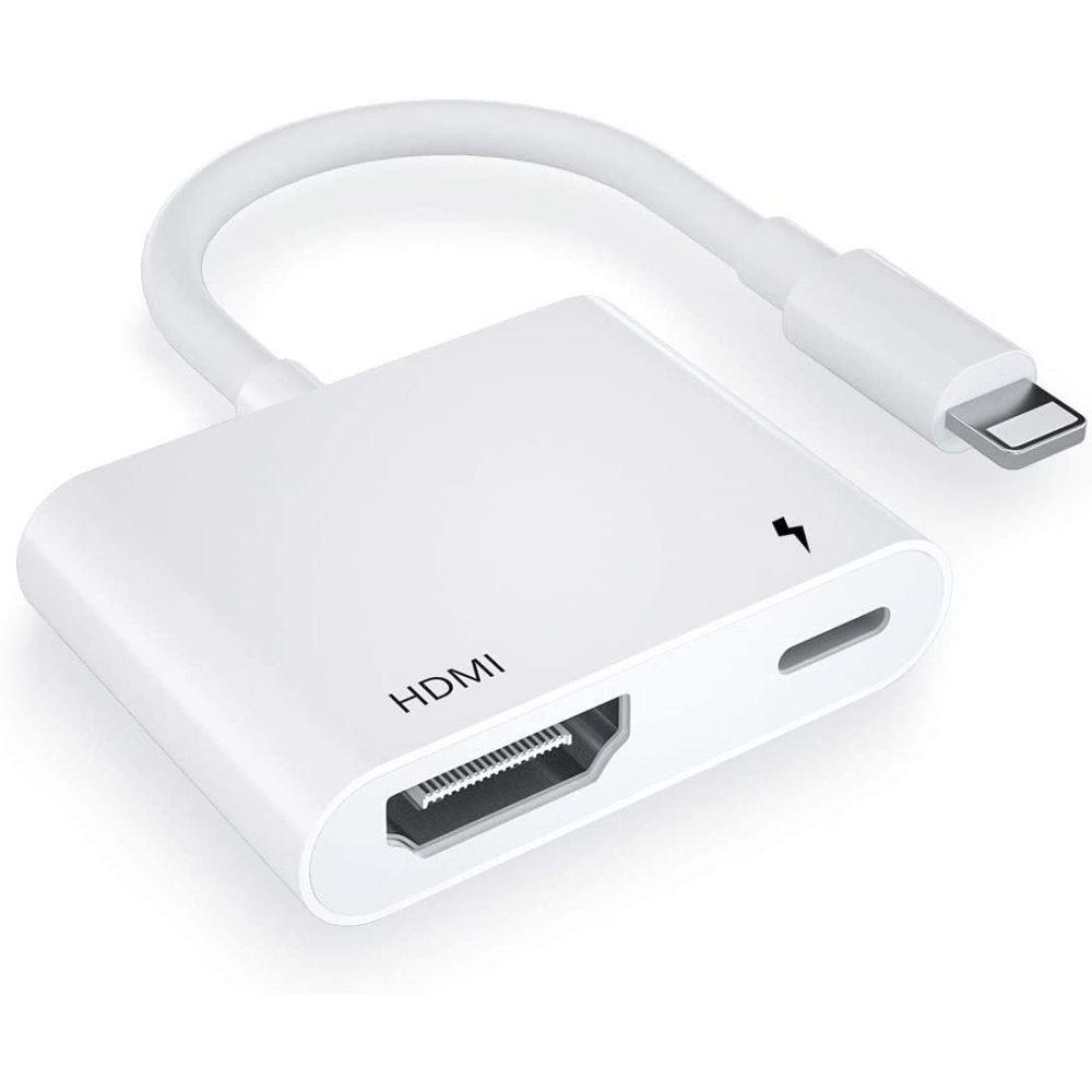 GelldG »Lightning HDMI Adapter für TV 1080P Bildschirm synchronisieren  Anschluss Kompatibel mit iPhone (Netzteil erforderlich)« HDMI-Adapter  online kaufen | OTTO
