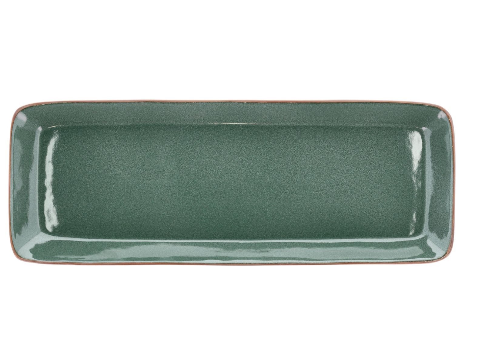 Bitz Servierplatte Servierplatte Wood/Forest 38 x 14 cm, Steinzeug, (Platten), Servierplatte rechteckig Wood 38 x 14 cm Wood/Forest