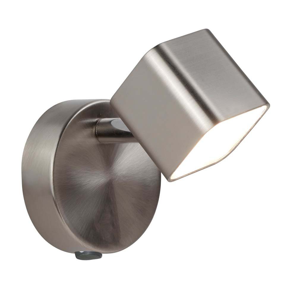 Silber Leuchte Wandleuchte, Spot LED Zimmer Lampe Wohn Ess etc-shop Schlaf Strahler Wand