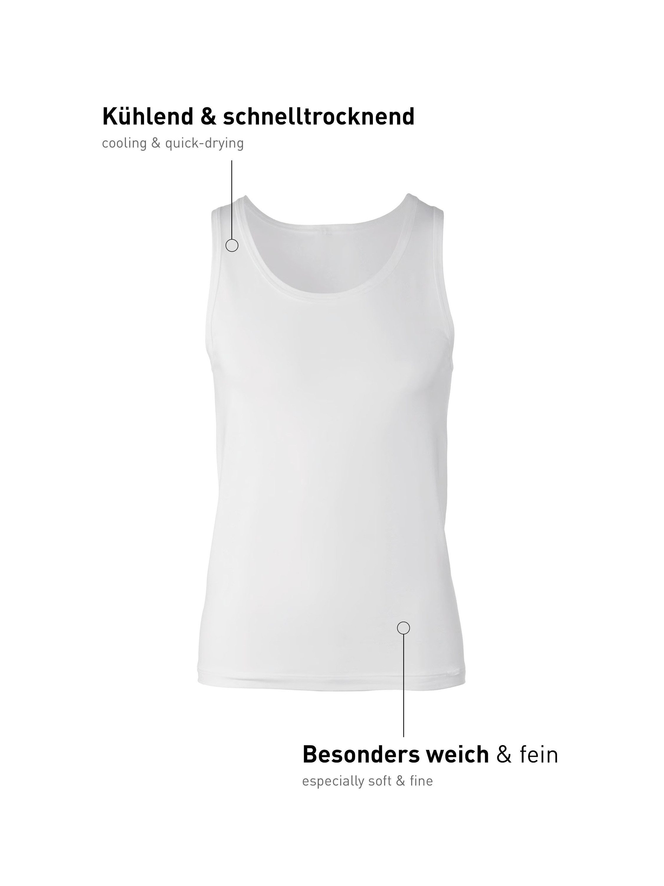 CALIDA Unterhemd Focus Herren (1-St) günstig online kaufen