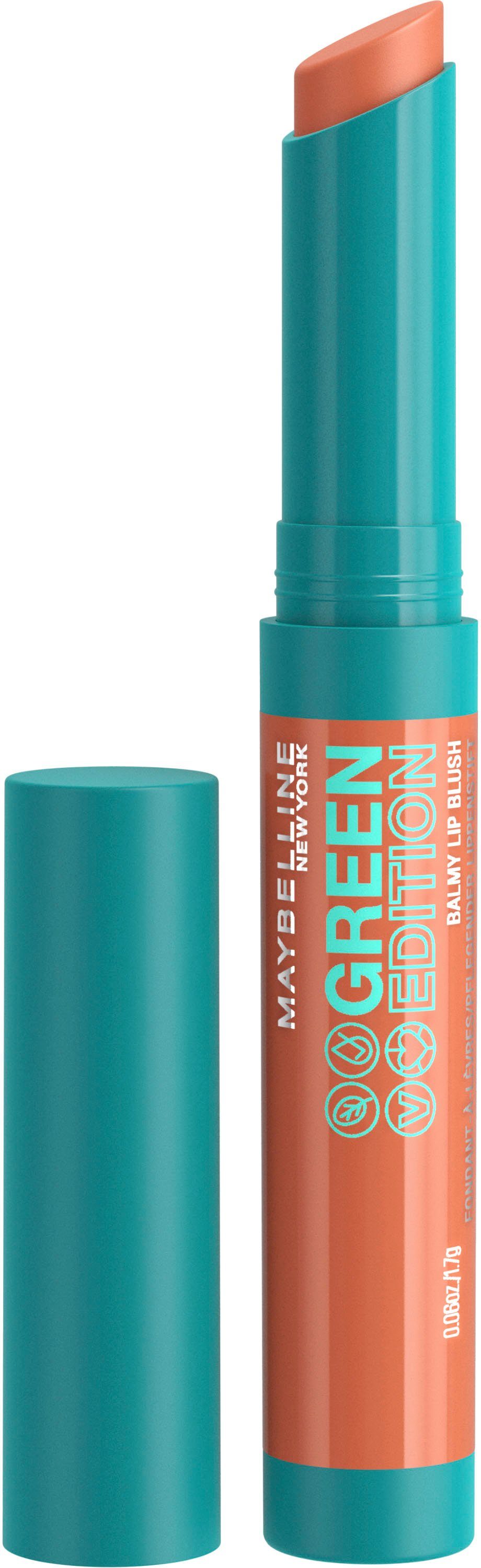 MAYBELLINE NEW YORK Lippenstift Green Edition Balmy Lip Blush, mit natürlichen Inhaltstoffen