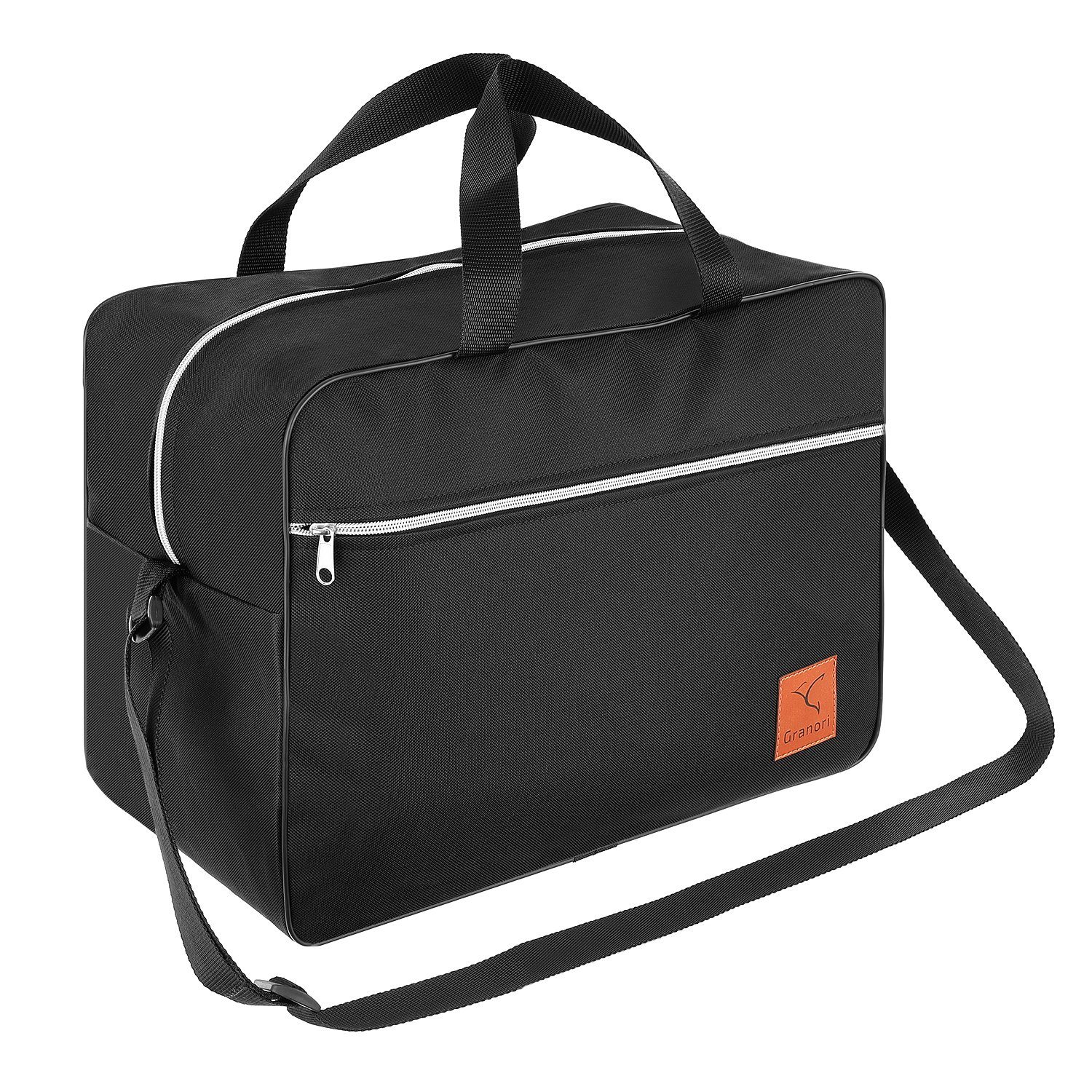 Granori Reisetasche 40x30x25 cm als Handgepäck 30 l für Flug mit z. B. Eurowings, extra leicht, mit geräumigem Hauptfach und verstellbarem Schultergurt