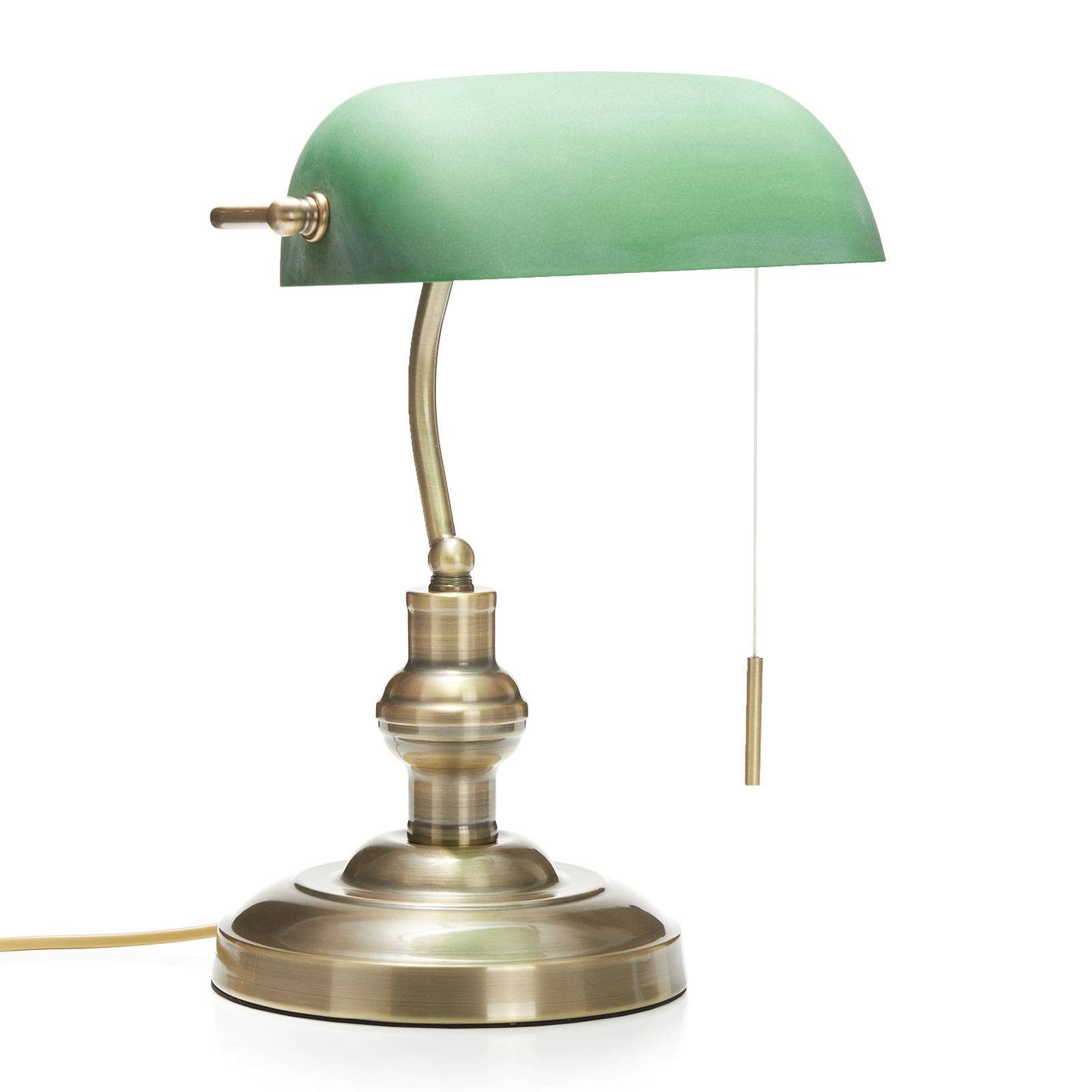 Lindby Schreibtischlampe Milenka, Metall, Bronze IP20, 1 x 15 W