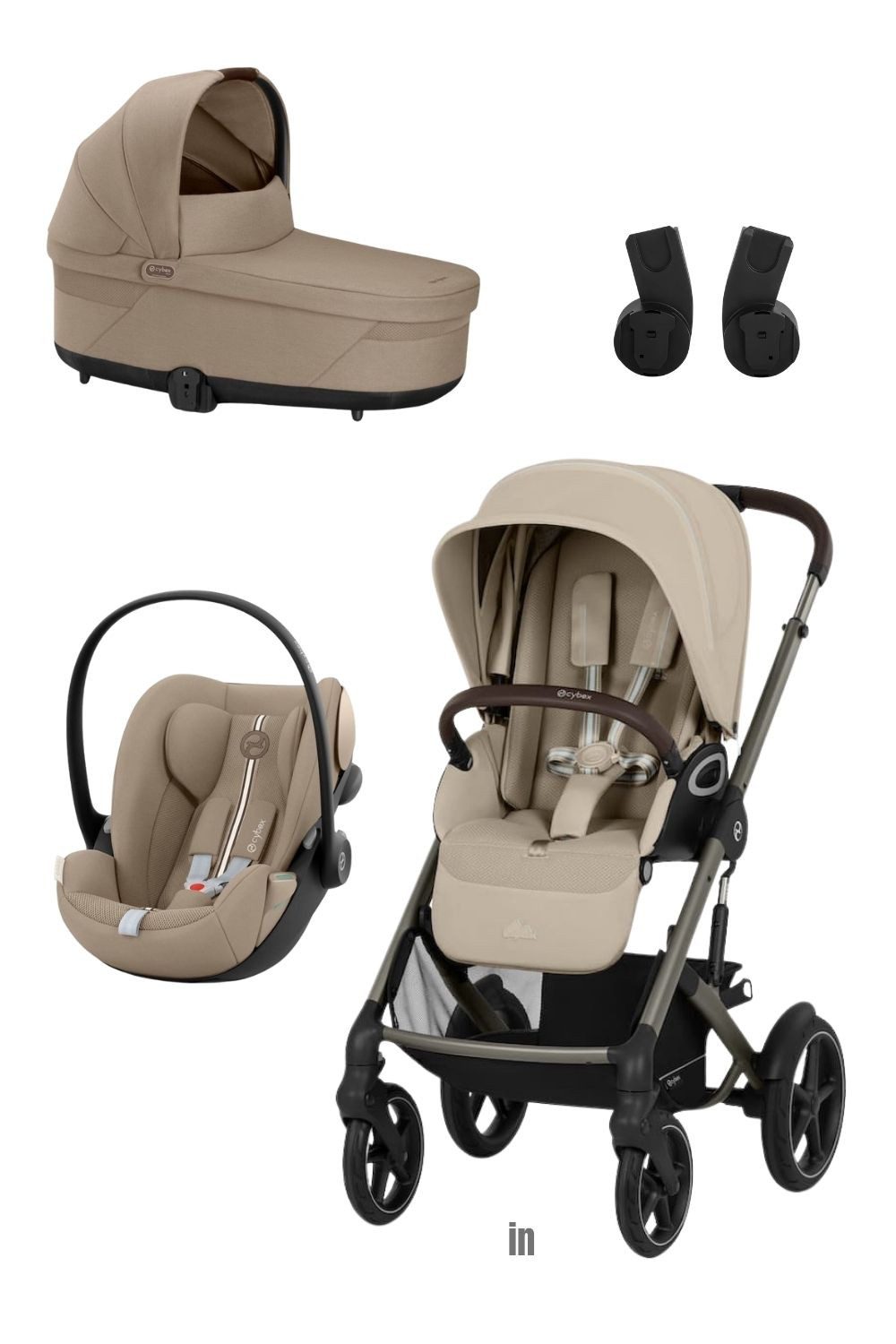 Cybex Kombi-Kinderwagen Talos S Lux Kinderwagen inkl. Babywanne und Cloud G - Kollektion 2026