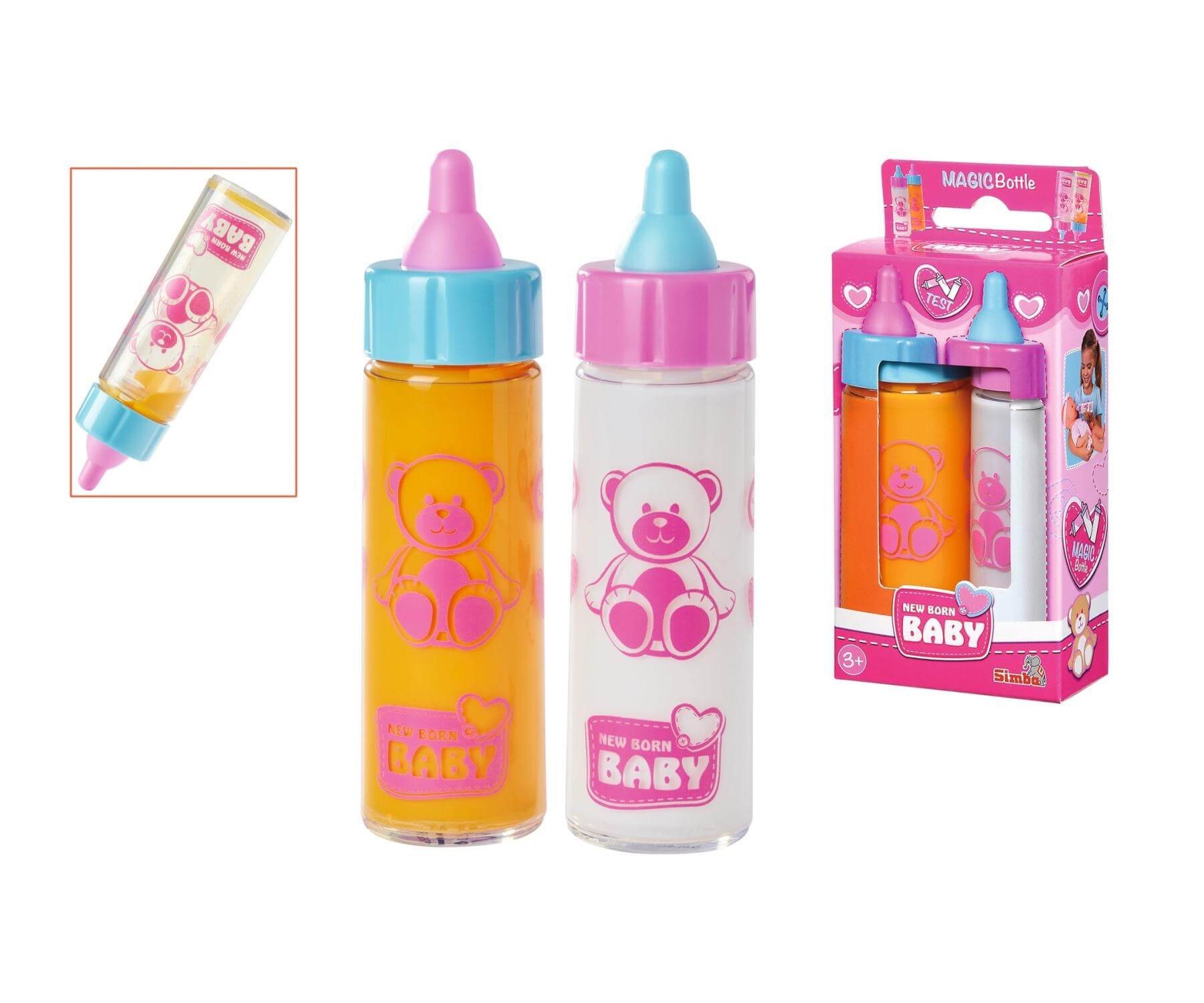 SIMBA Babypuppe Simba 105560011 - NBB 2 Magische Fläschchen