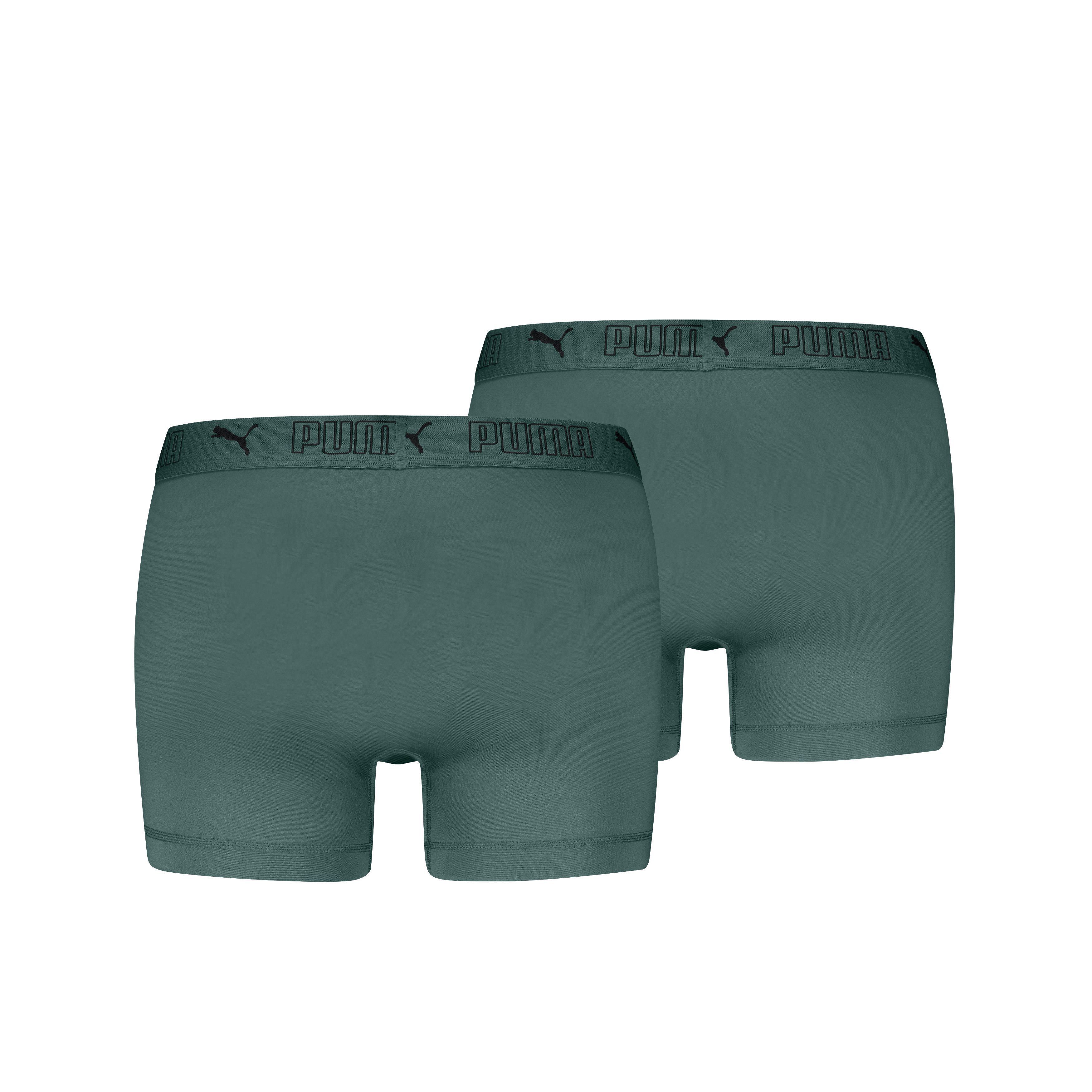 PUMA Boxershorts PUMA MEN SPORT MICROFIBER BOXERS 2P (2er Pack) mit Logo-Bund