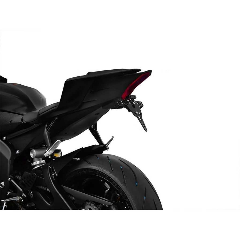 ZIEGER Kennzeichenhalter Pro Kennzeichenhalter kompatibel mit Yamaha YZF-R6 BJ 2017-18 Frankrei