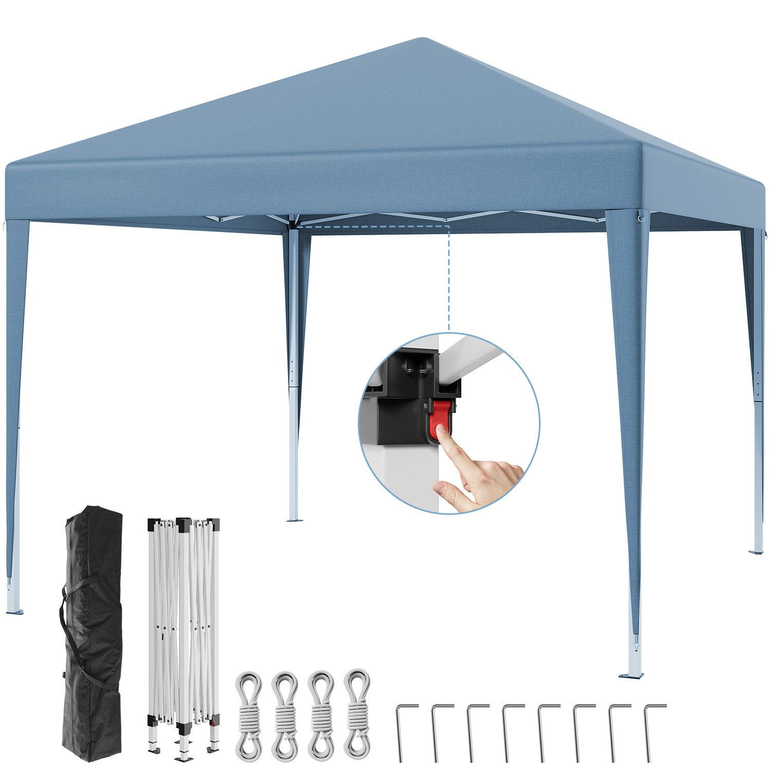 HOMALL Faltpavillon 3x3m Klappbare Partyzelt,Pop-up Gartenpavillon günstig online kaufen