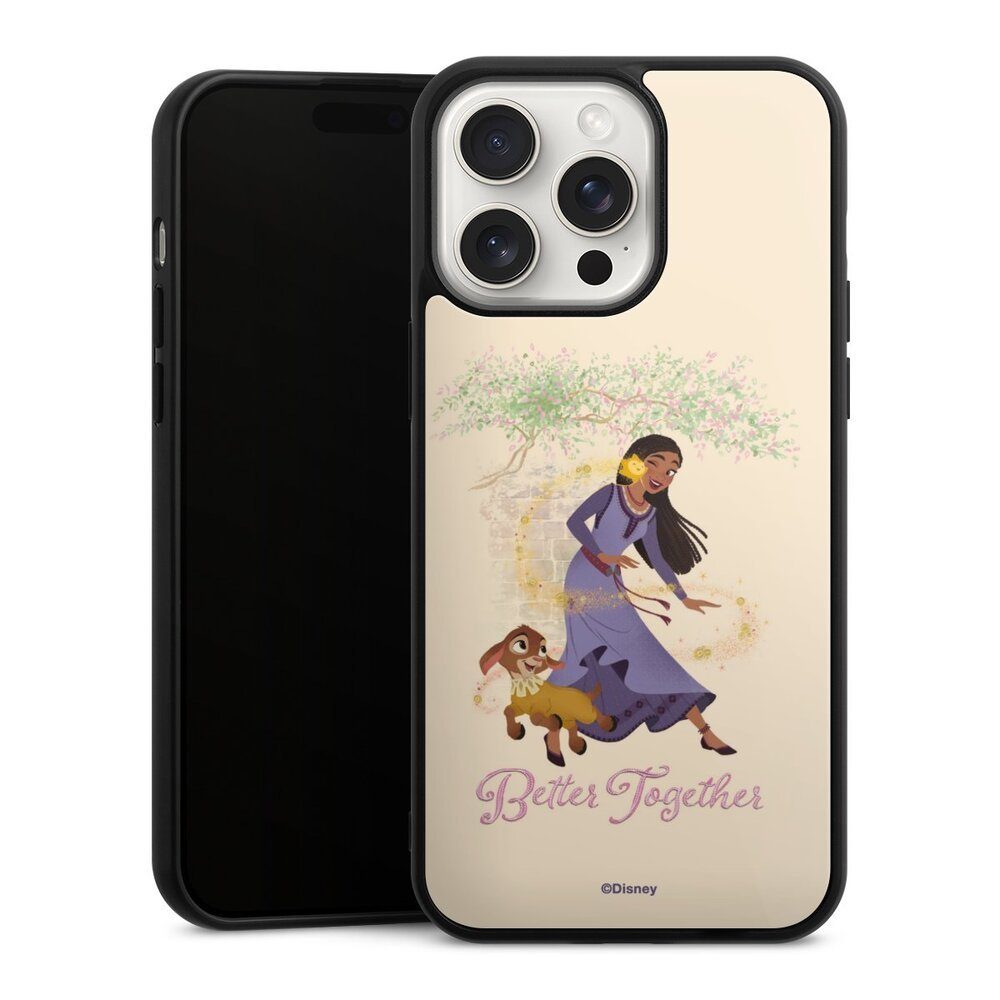 DeinDesign Handyhülle Offizielles Lizenzprodukt Prinzessin Wish Better Together, Apple iPhone 15 Pro Max Gallery Case Glas Hülle