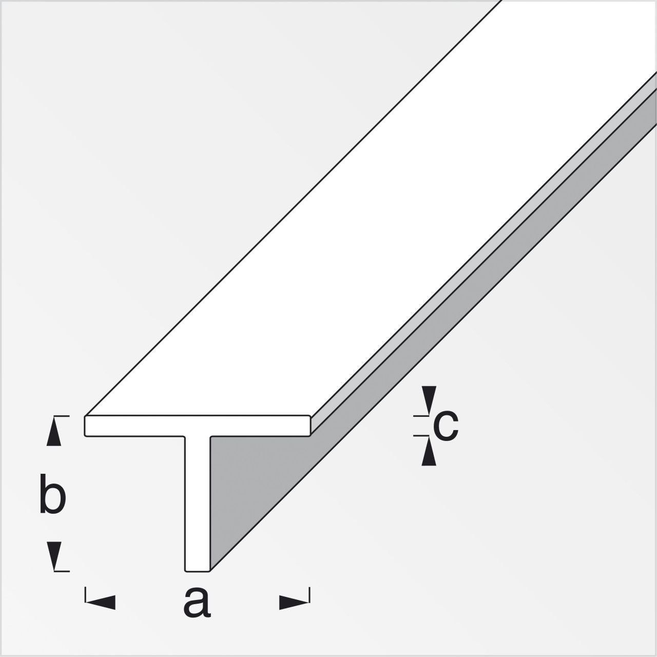 alfer Verbindungsprofil alfer T-Profil 1 m, günstig online kaufen