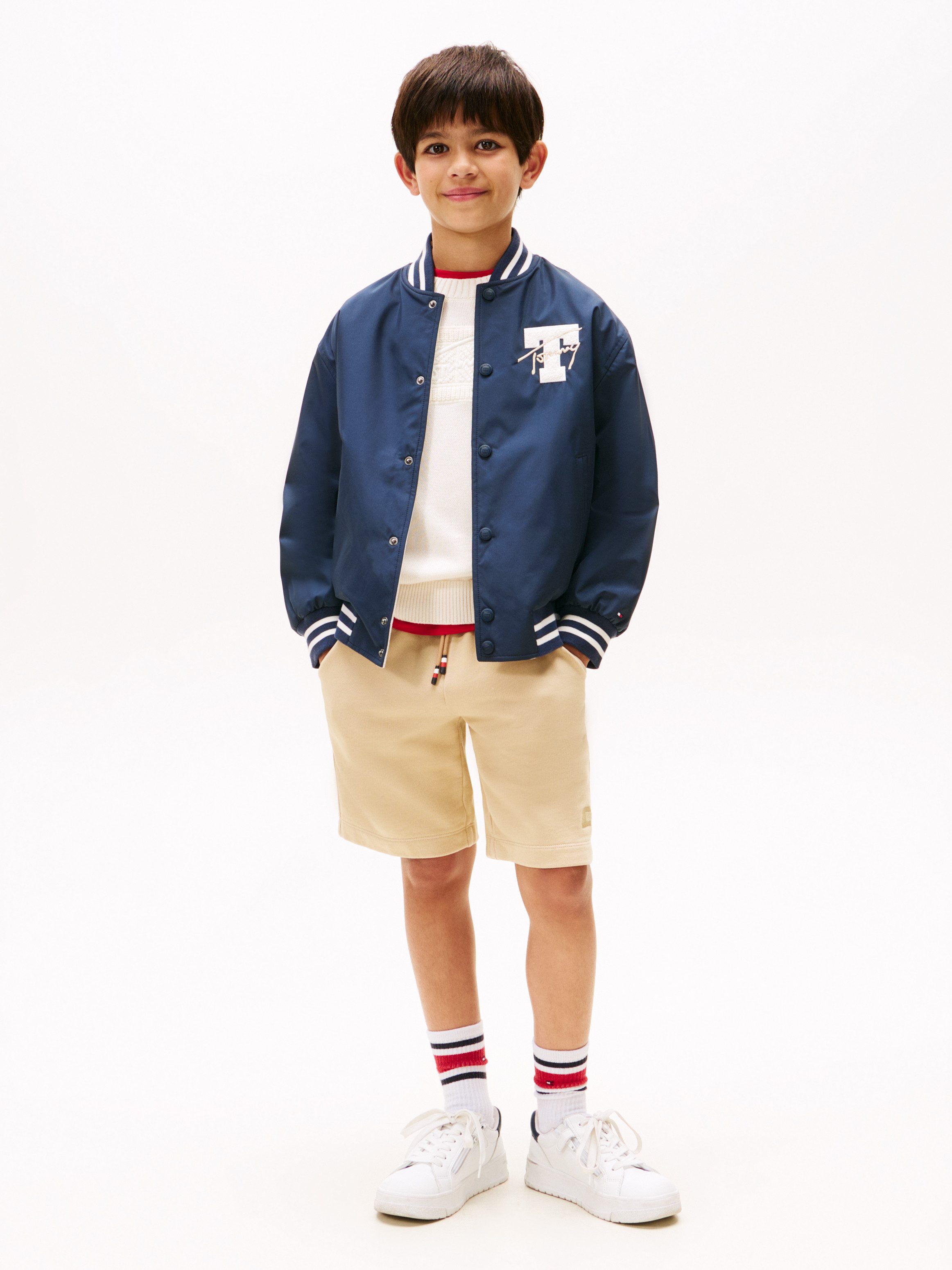 Tommy Hilfiger Wendejacke REVERSIBLE BOMBER JACKET für Kinder bis 16 Jahre