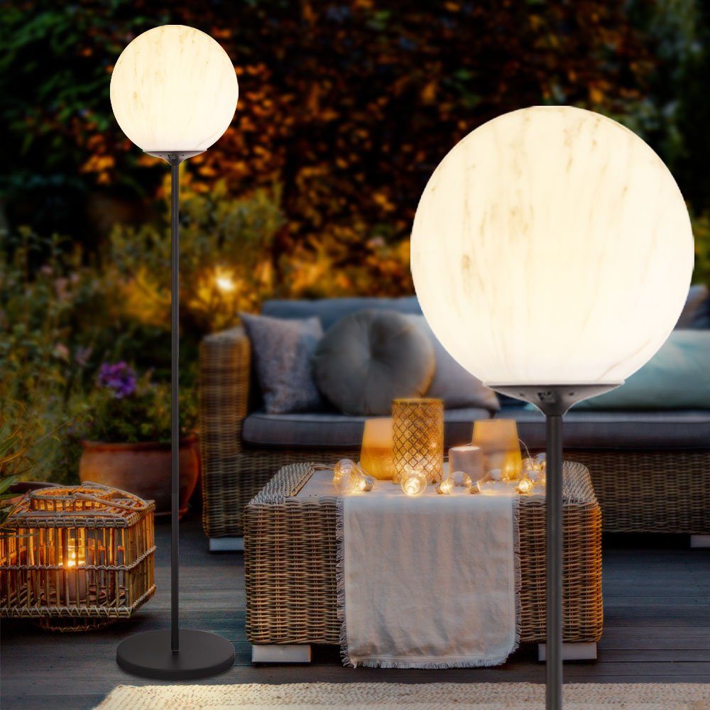 etc-shop LED Außen-Stehlampe, 2x LED Solar Außen Steh Lampe Marmor-Optik  Stand Garten Strahler Kugel Leuchte online kaufen | OTTO