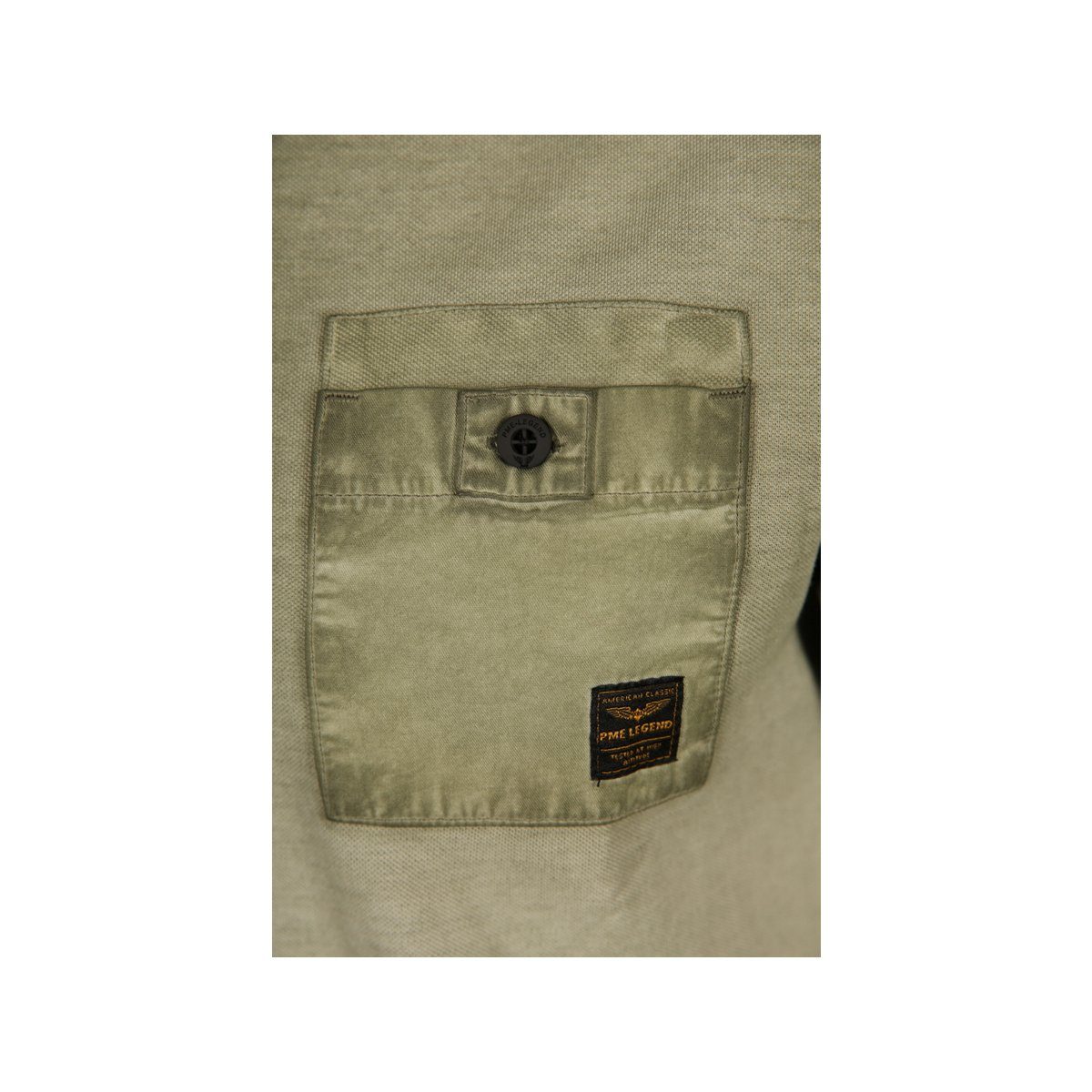 passform olive (1-tlg) textil LEGEND PME olivine Poloshirt