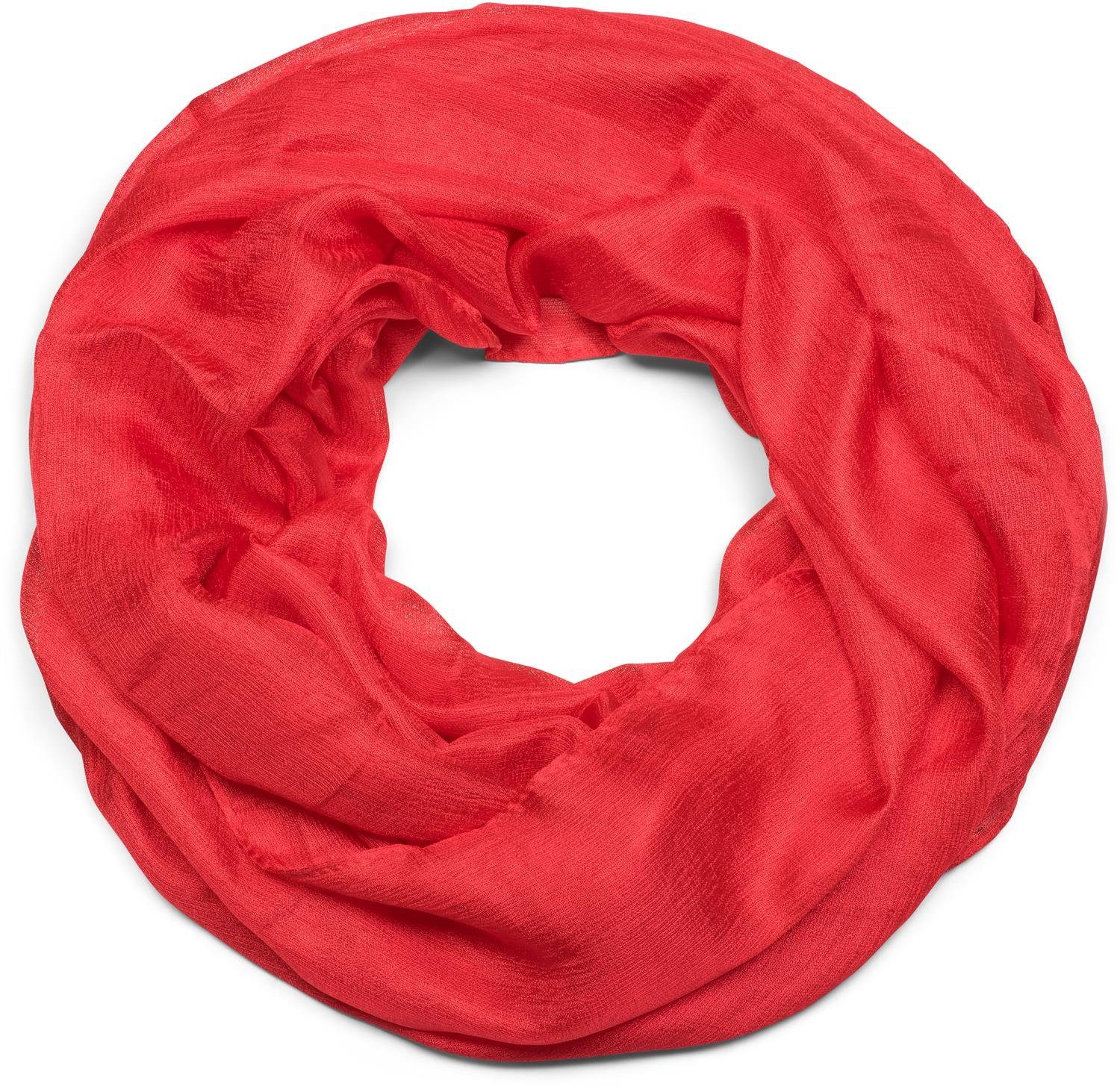 styleBREAKER Loop Seidiger Einfarbiger Loop, (1-St) günstig online kaufen