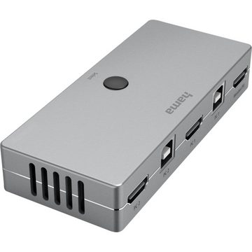 Hama Hama 2+2 Port KVM-Umschalter HDMI USB 4096 x 2160 Pixel Adapter