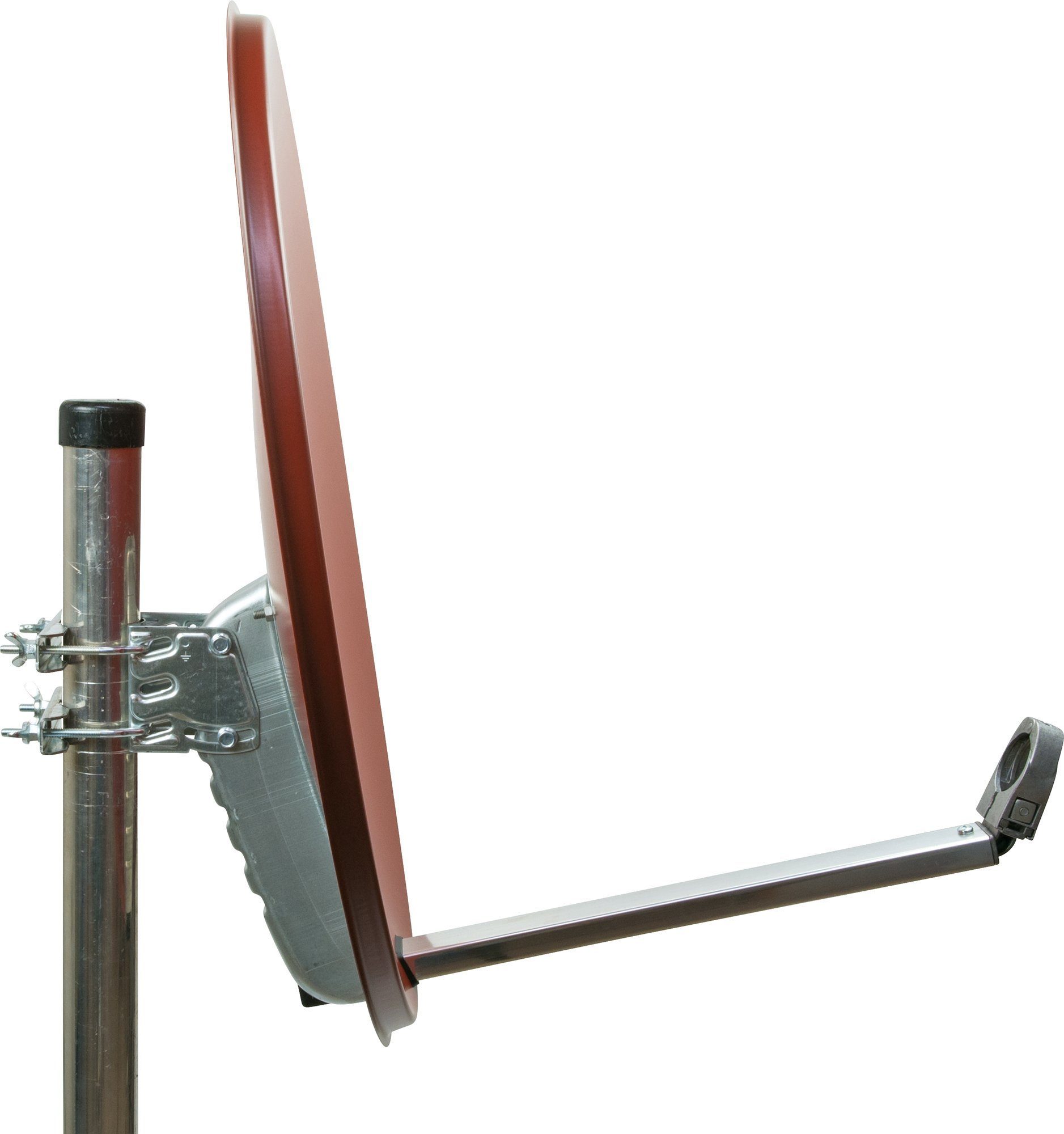 Schwaiger SPI621.2 Sat-Spiegel (57 cm, Aluminium, ziegelrot)