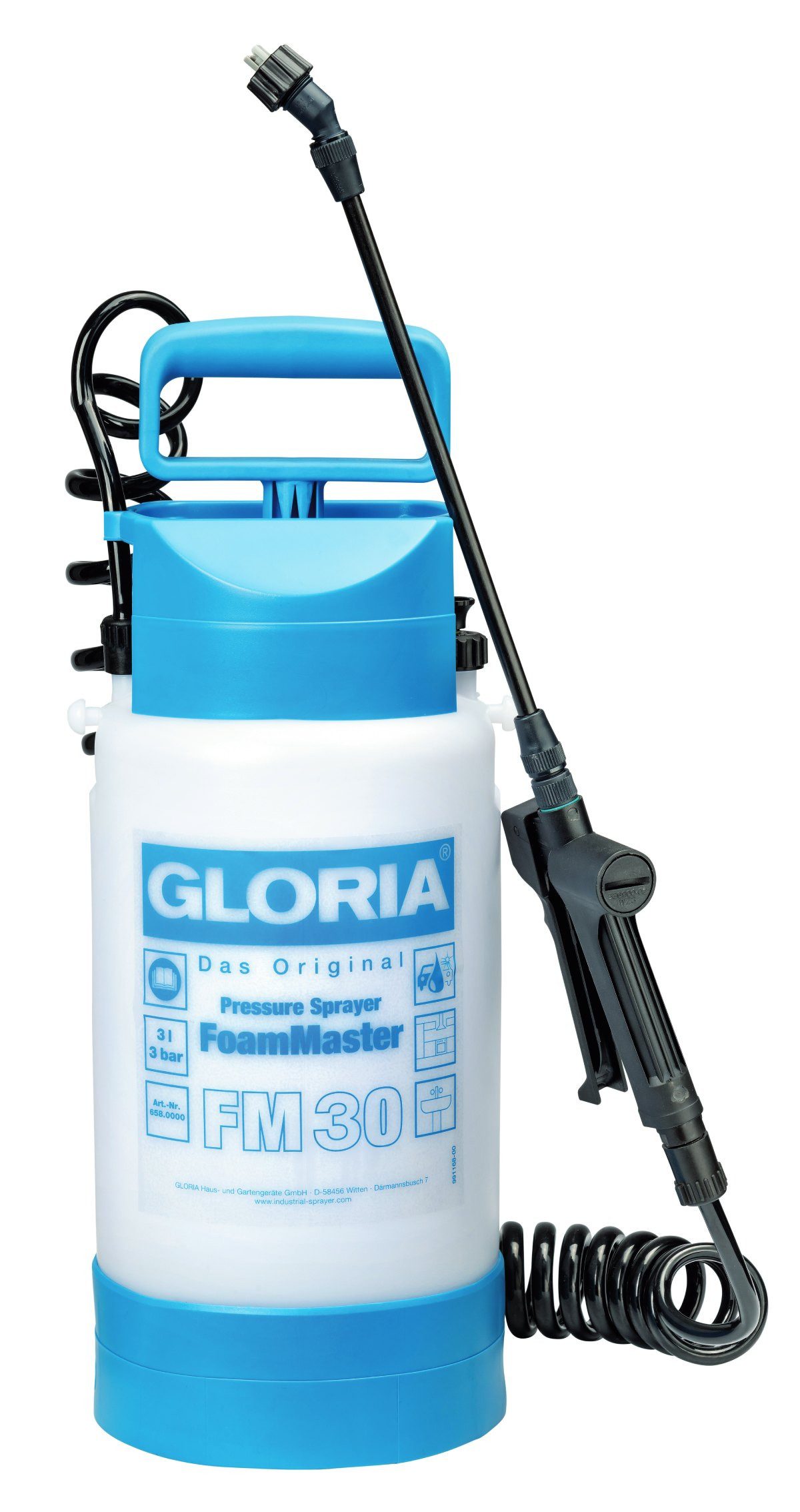 Gloria Drucksprühgerät FoamMaster FM 30 - Schaumreiniger für Auto, Haushalt und Profis