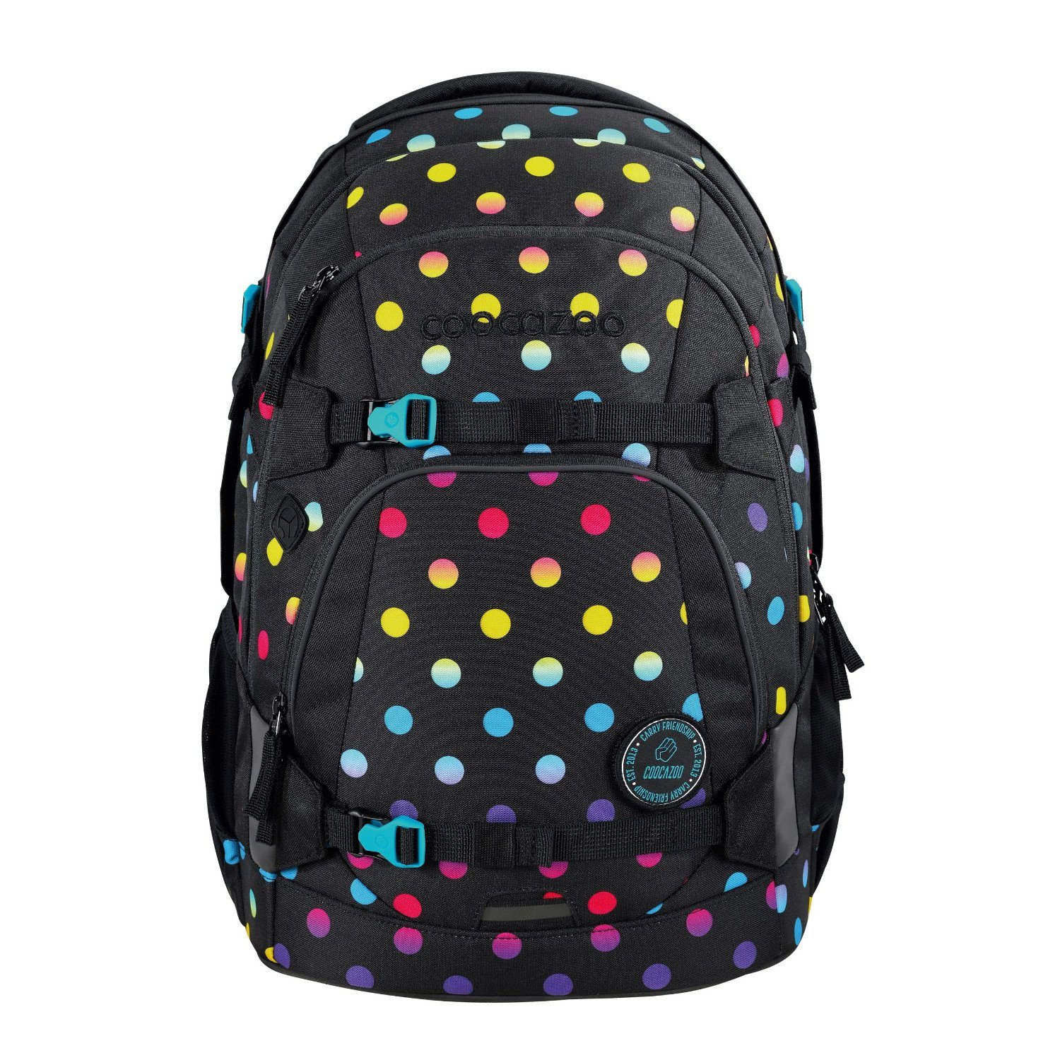 coocazoo Schulrucksack, 2.0 Mate Magic Polka Schulrucksack