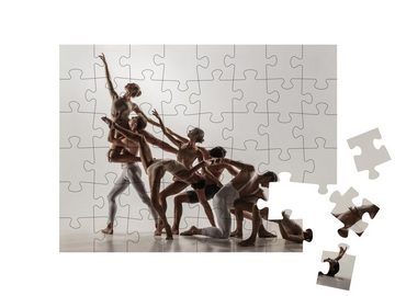 puzzleYOU Puzzle Zeitgenössisches Kunstballett, Studioaufnahme, 48 Puzzleteile, puzzleYOU-Kollektionen Tanz, Menschen