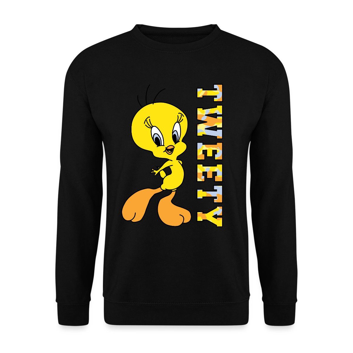 Spreadshirt Sweatshirt Looney Tunes Tweety Camouflage günstig online kaufen