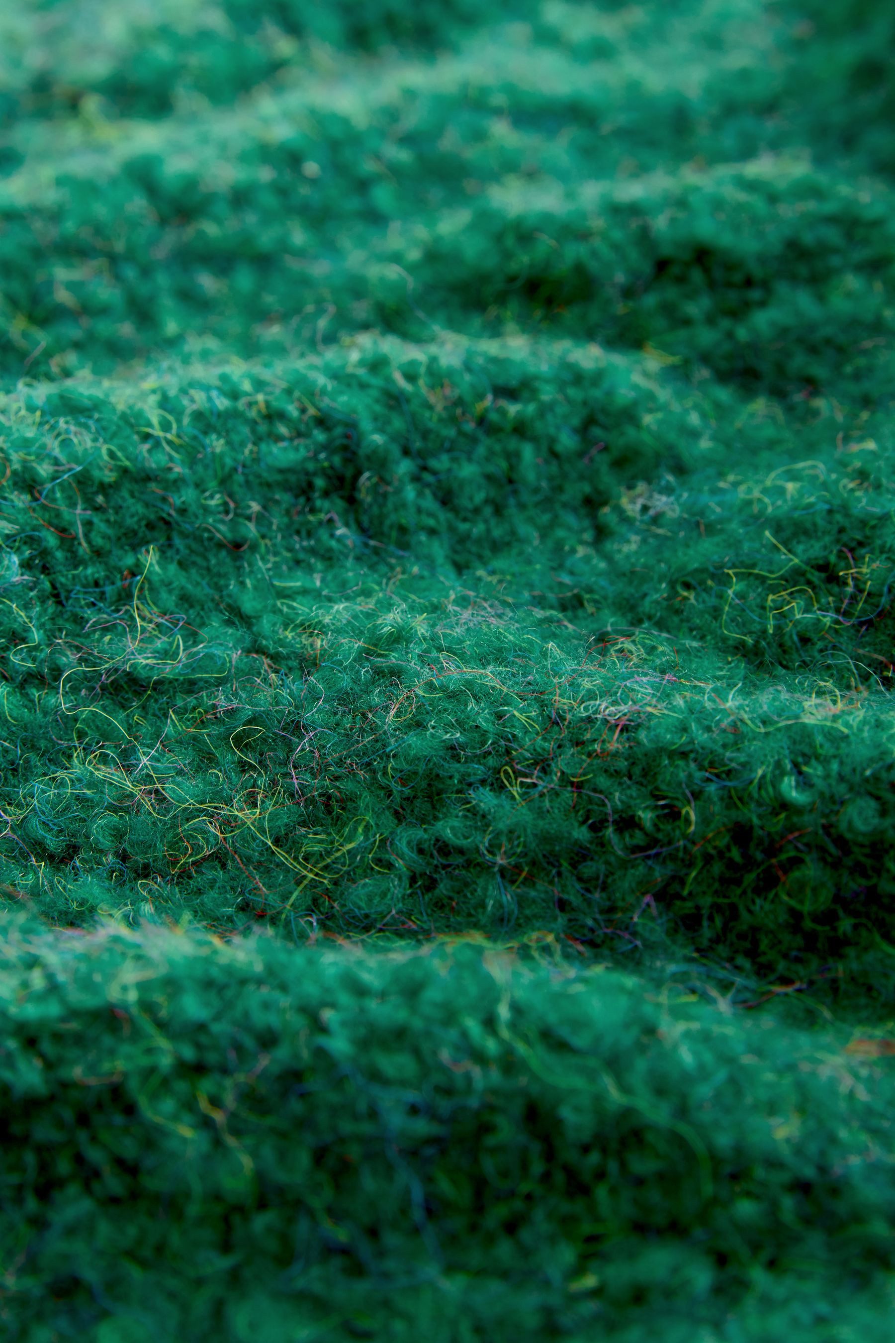 Next Strickpullover Gerippter, langärmeliger Bouclé-Polopullover (1-tlg) günstig online kaufen