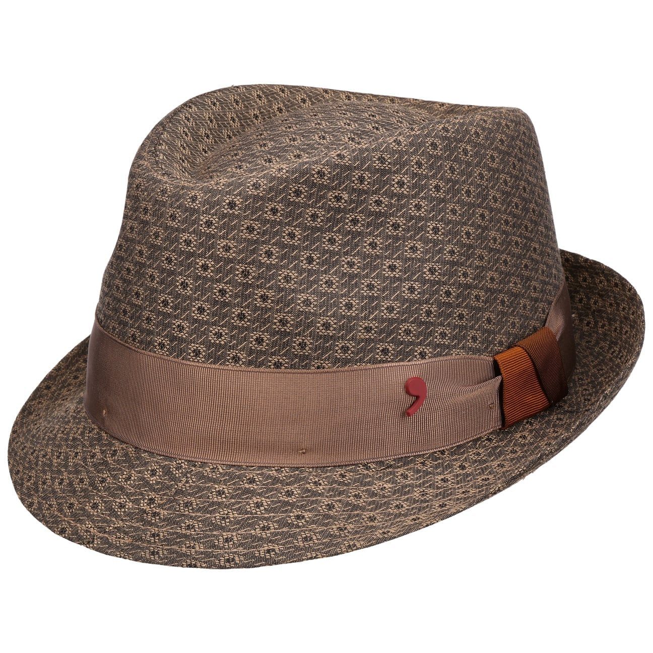 Alfonso D´Este Sonnenhut (1-St) Stofftrilby mit Futter, Made in Italy