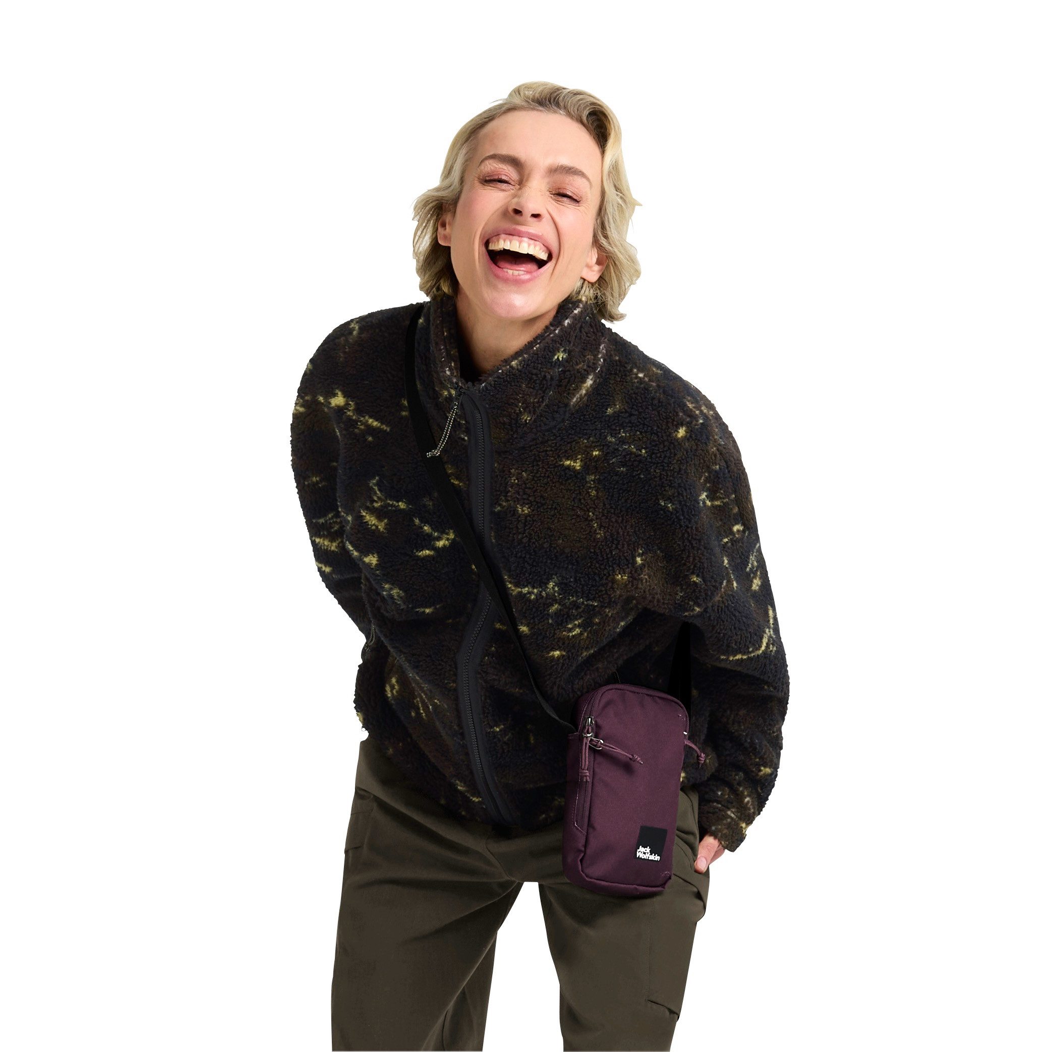 Jack Wolfskin Fleecejacke winddicht, atmungsaktiv, aus Polyester, mit Stehk günstig online kaufen