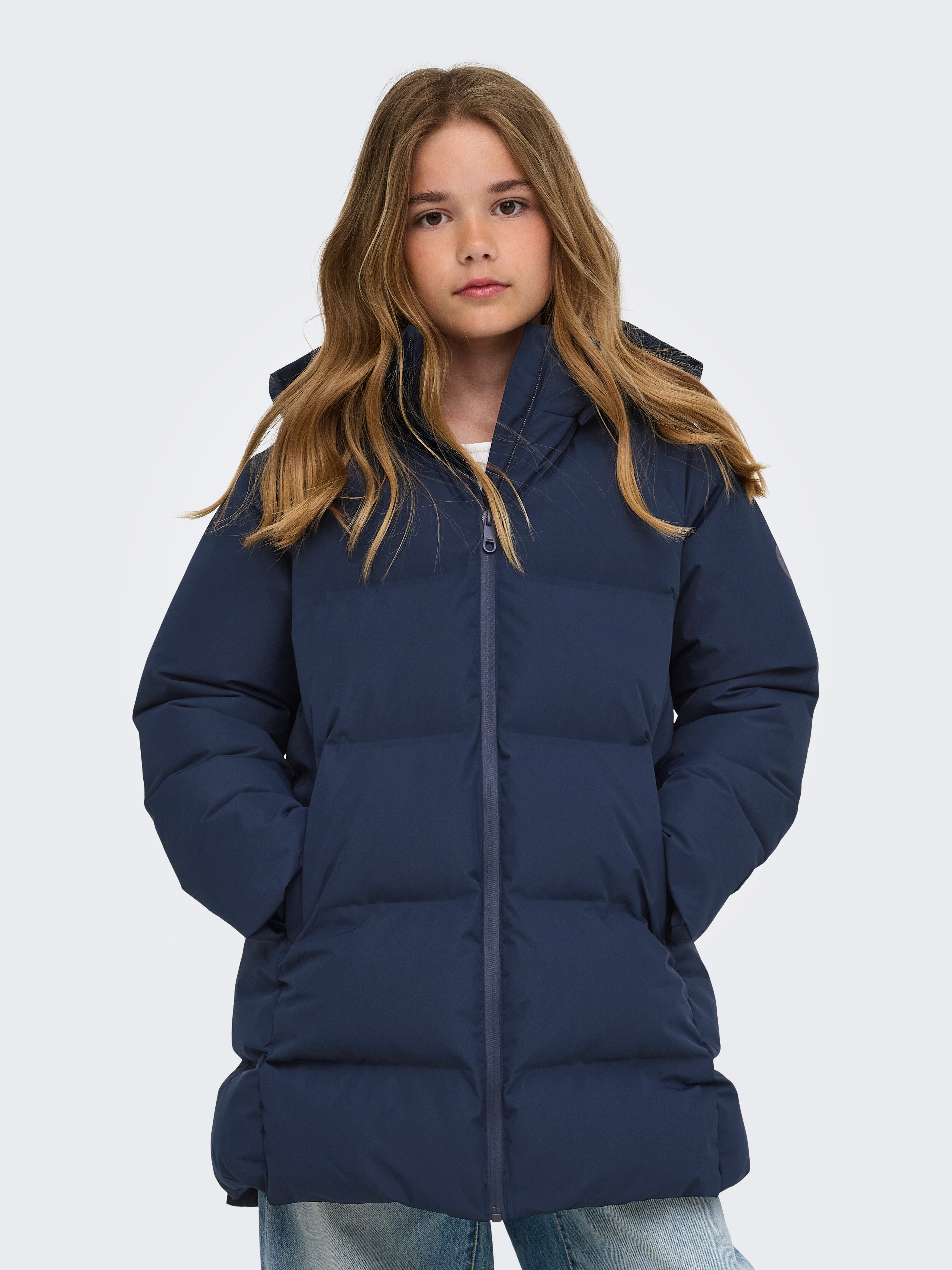 KIDS ONLY Steppjacke KOGELLIE FUNTIONAL HOOD LONG JACKET OTW