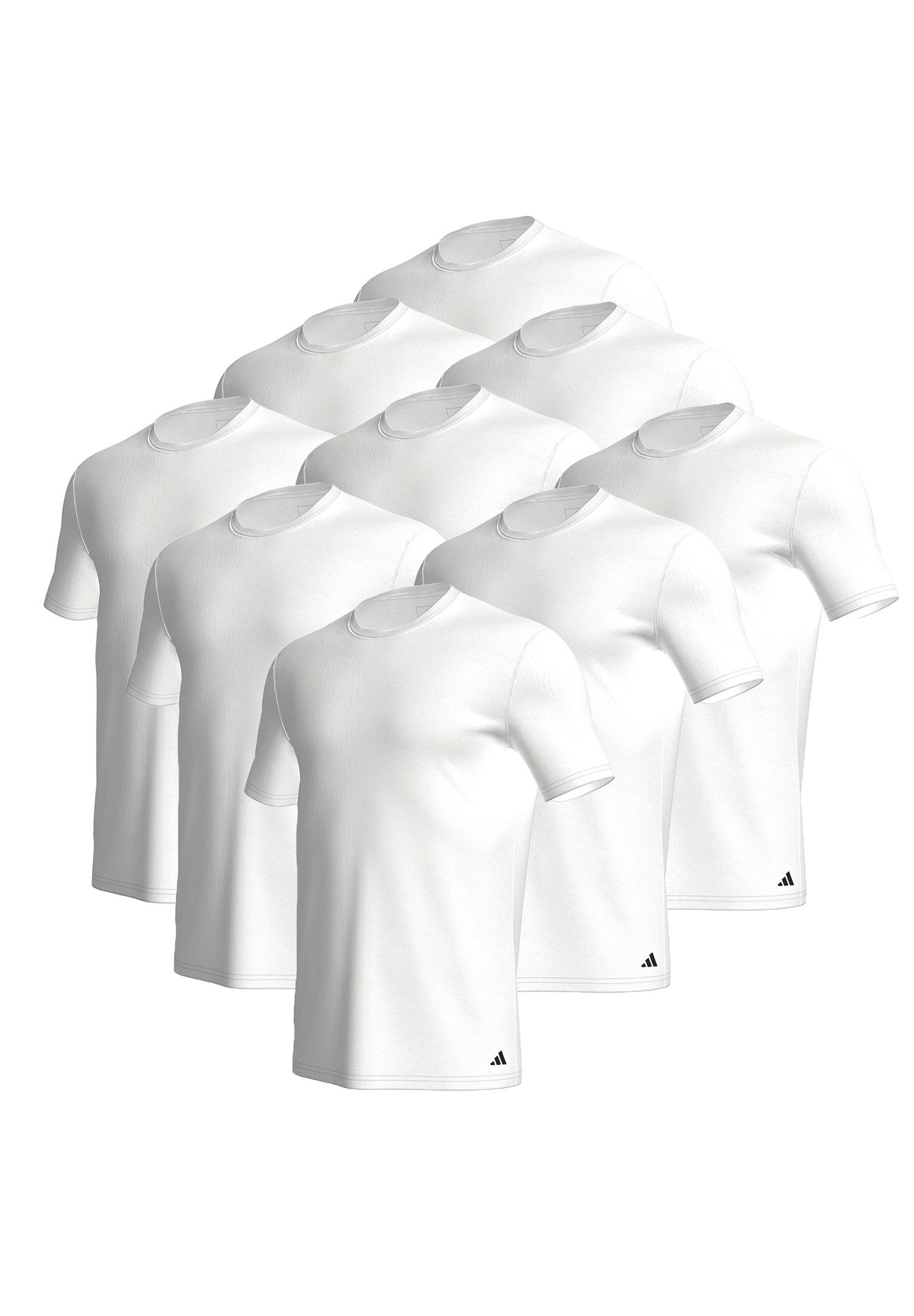 adidas Performance Poloshirt T-Shirt Basic 9P (Packung, 9-tlg., 9er-Pack) günstig online kaufen