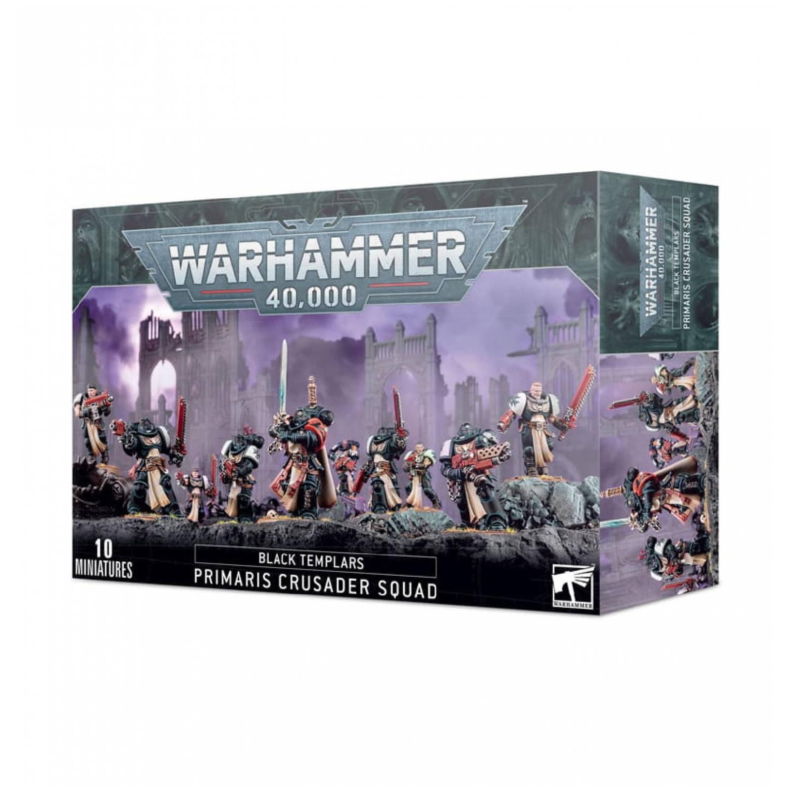 Modellbausatz Space Marines: Black Templars - Primaris - Kreuzfahrertrupp