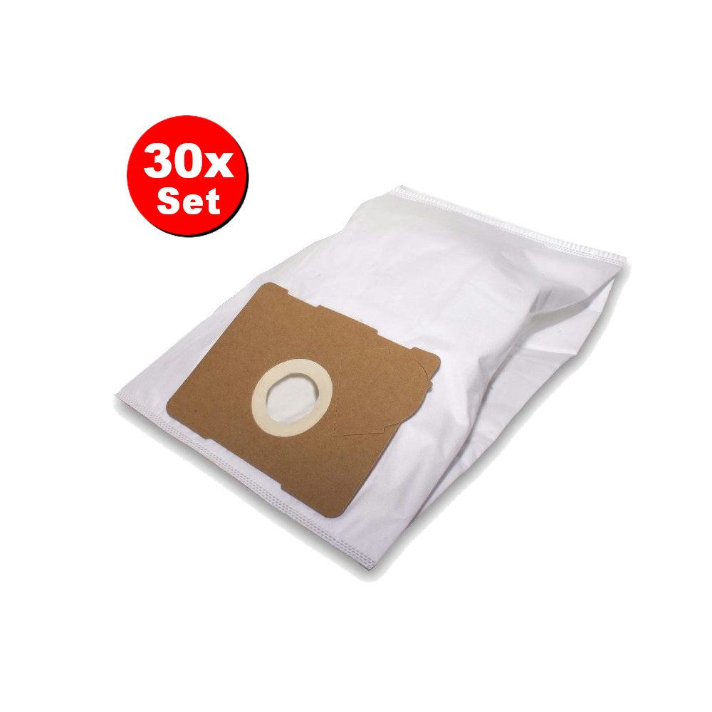Trade-Shop Staubsaugerbeutel 30x passend für Protool VPC 171 E/L, Kränzle Ventos 20 E/L, 30 E/L, 30 St., Maße: ca. 50 x 28cm - Durchmesser ca. 7cm (Dichtring): ca. 4,5cm