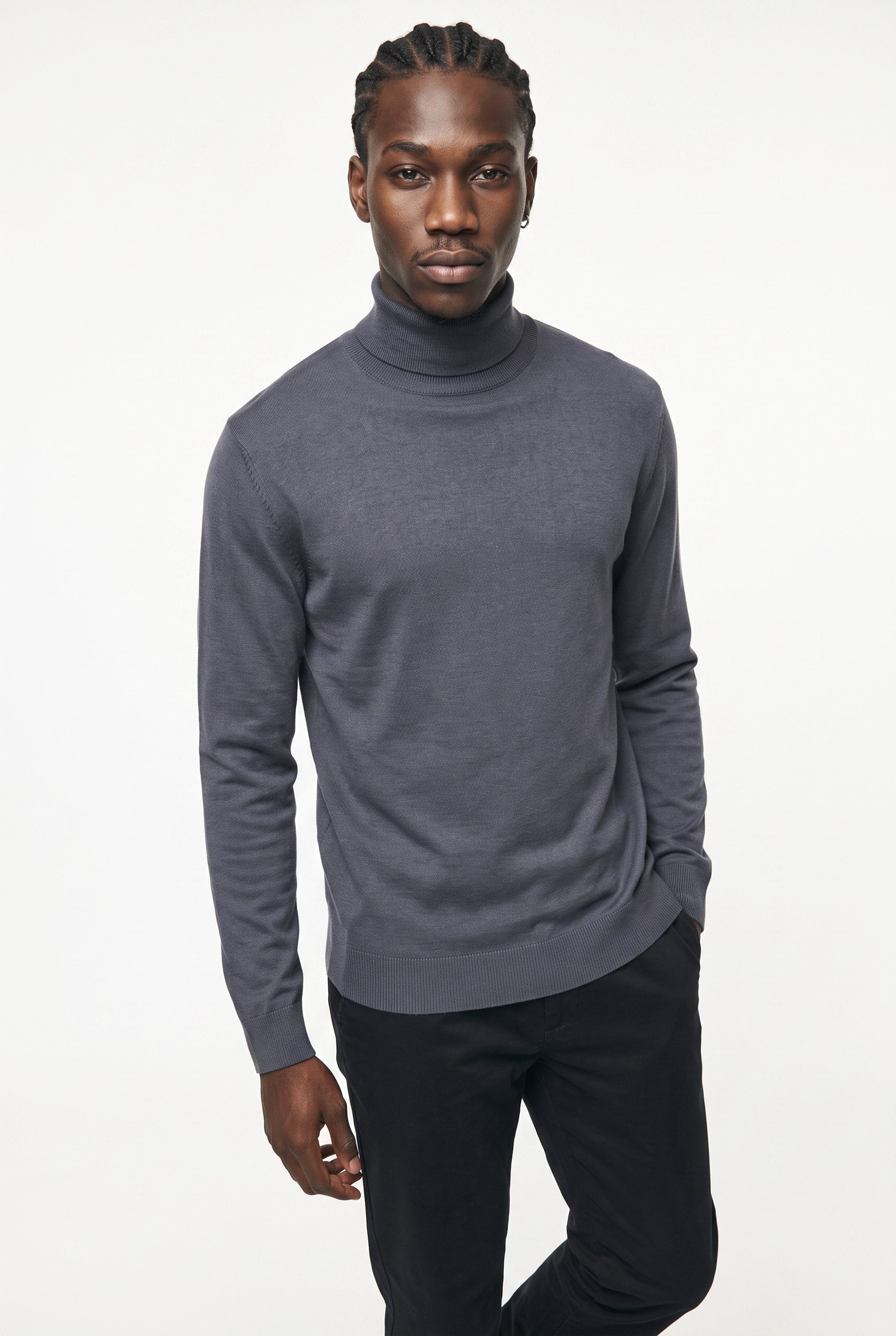 Jack & Jones Rollkragenpullover JJEEMIL KNIT ROLL NECK NOOS Baumwollmischung, regular fit