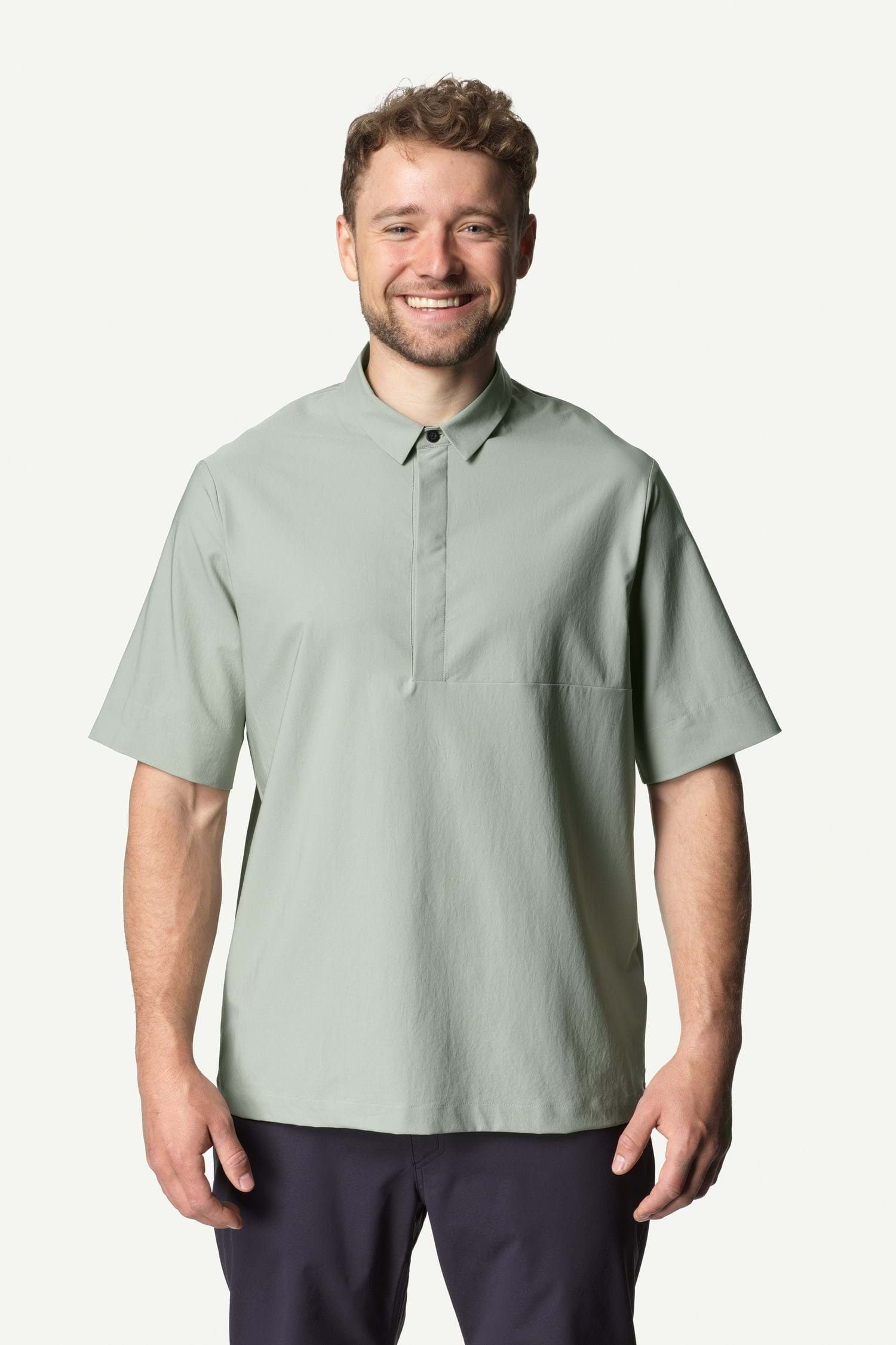 Green Cosmo Shirt Frost (1-tlg) M's Poloshirt Houdini