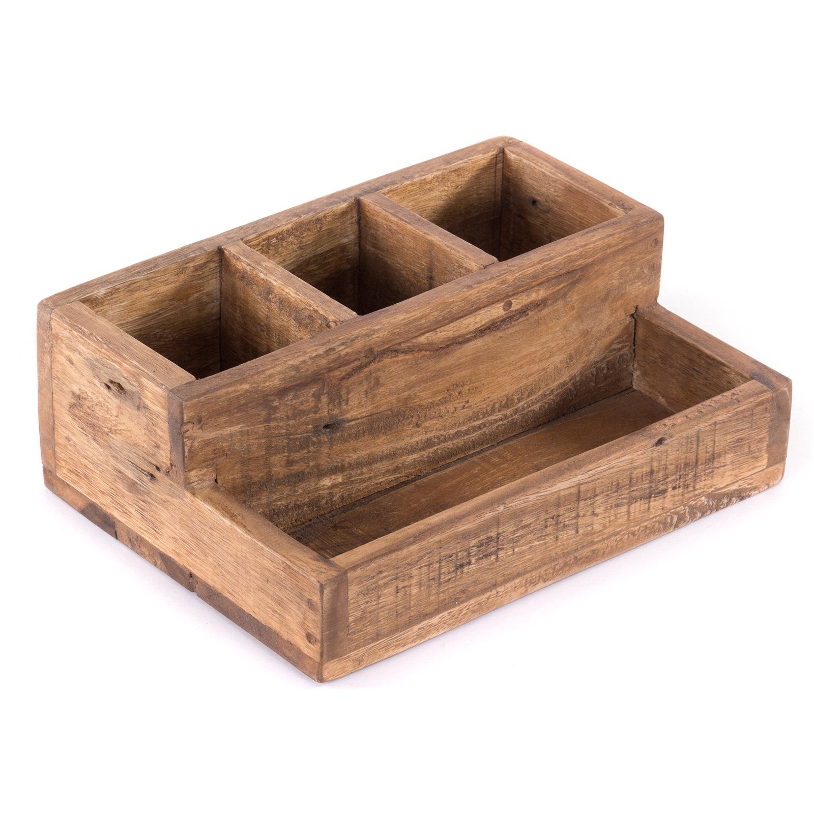 DESIGN DELIGHTS Aufbewahrungsbox SCHREIBTISCH ORGANIZER "LEPUS", Altholz ma günstig online kaufen