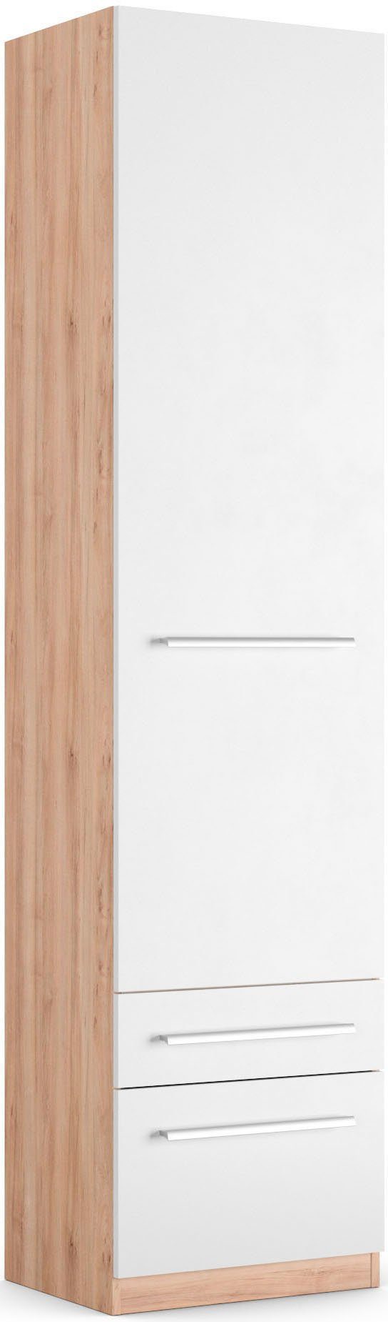 priess Kleiderschrank Schrank Garderobe Wäscheschrank Barcelona in 5 Breiten viel Stauraum, geräumige Schubkästen, mit Spiegel, MADE IN GERMANY