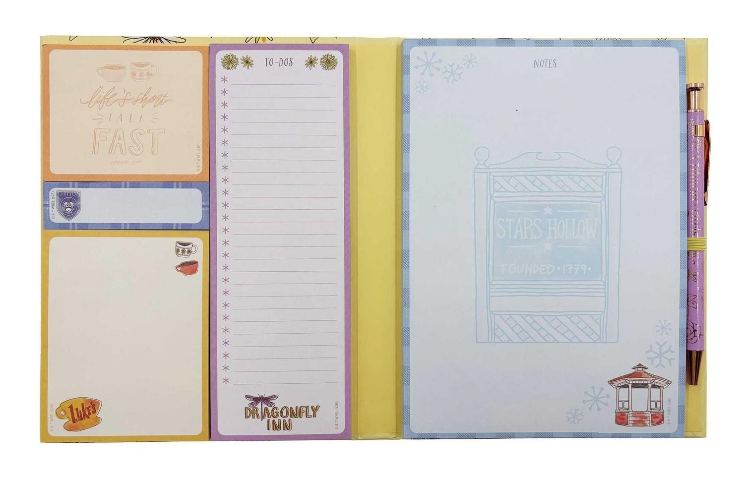 Insight Editions Schulheft Gilmore Girls Memo Pad Set