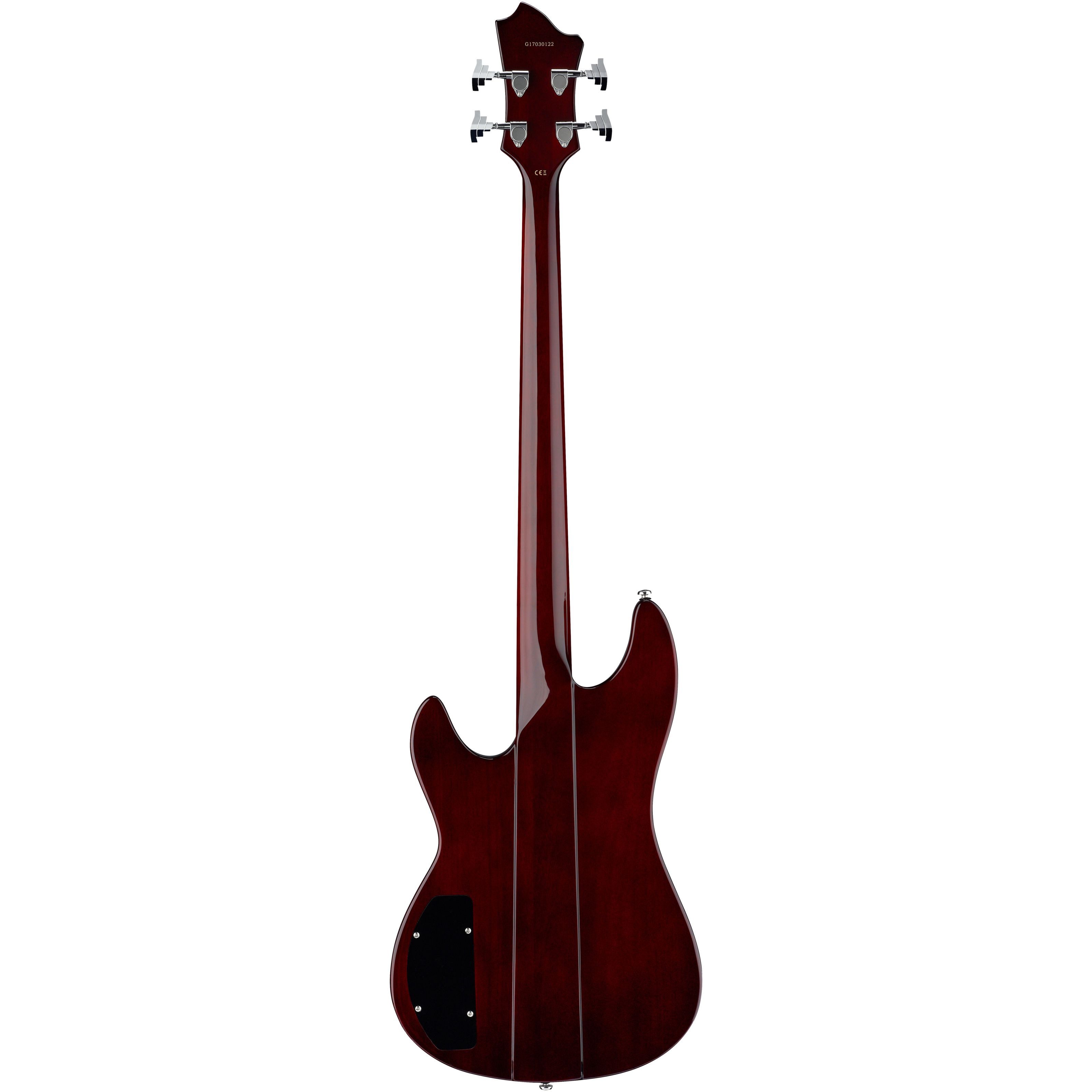 Hagstrom E-Bass, E-Bässe, 4-Saiter E-Bässe, Super Swede Bass Natural Mahogany - E-Bass