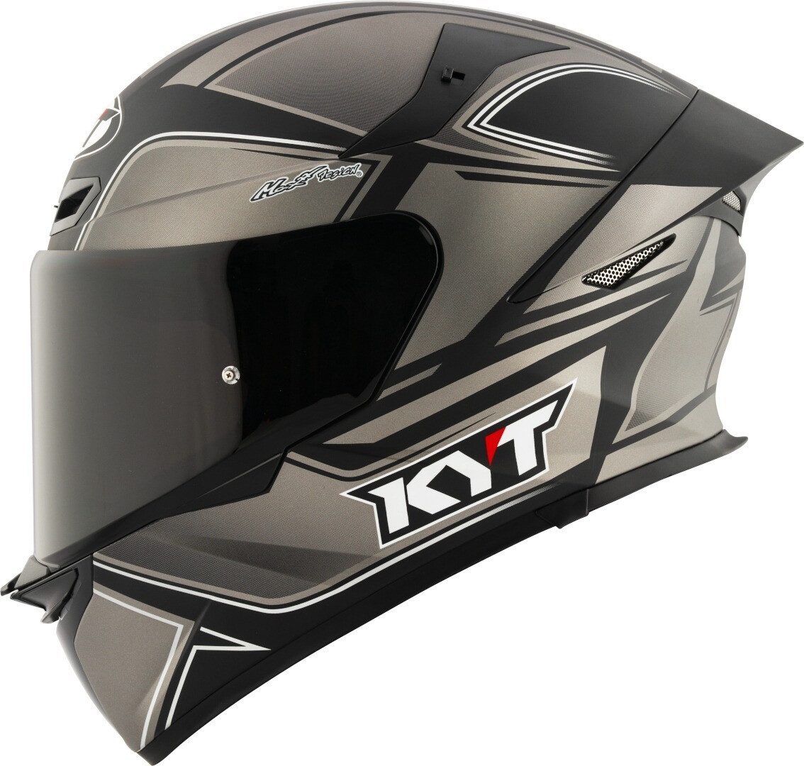 KYT Motorradhelm TT-Revo Tourist Helm, Pinlock, Ratschenverschluss, Spoiler, ECE 22.06