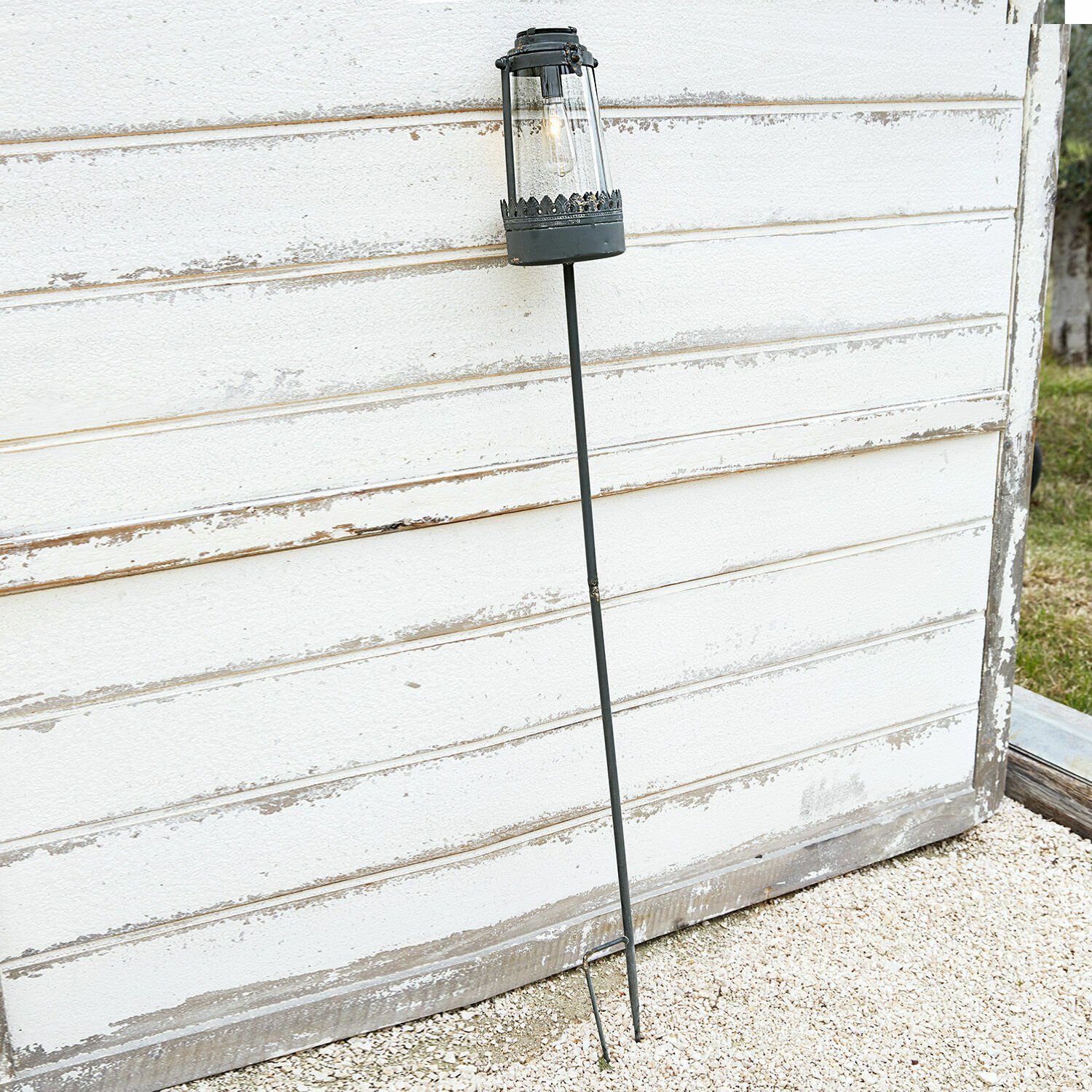 Mirabeau LED Laterne Solar-Laterne Cole antikgrau günstig online kaufen