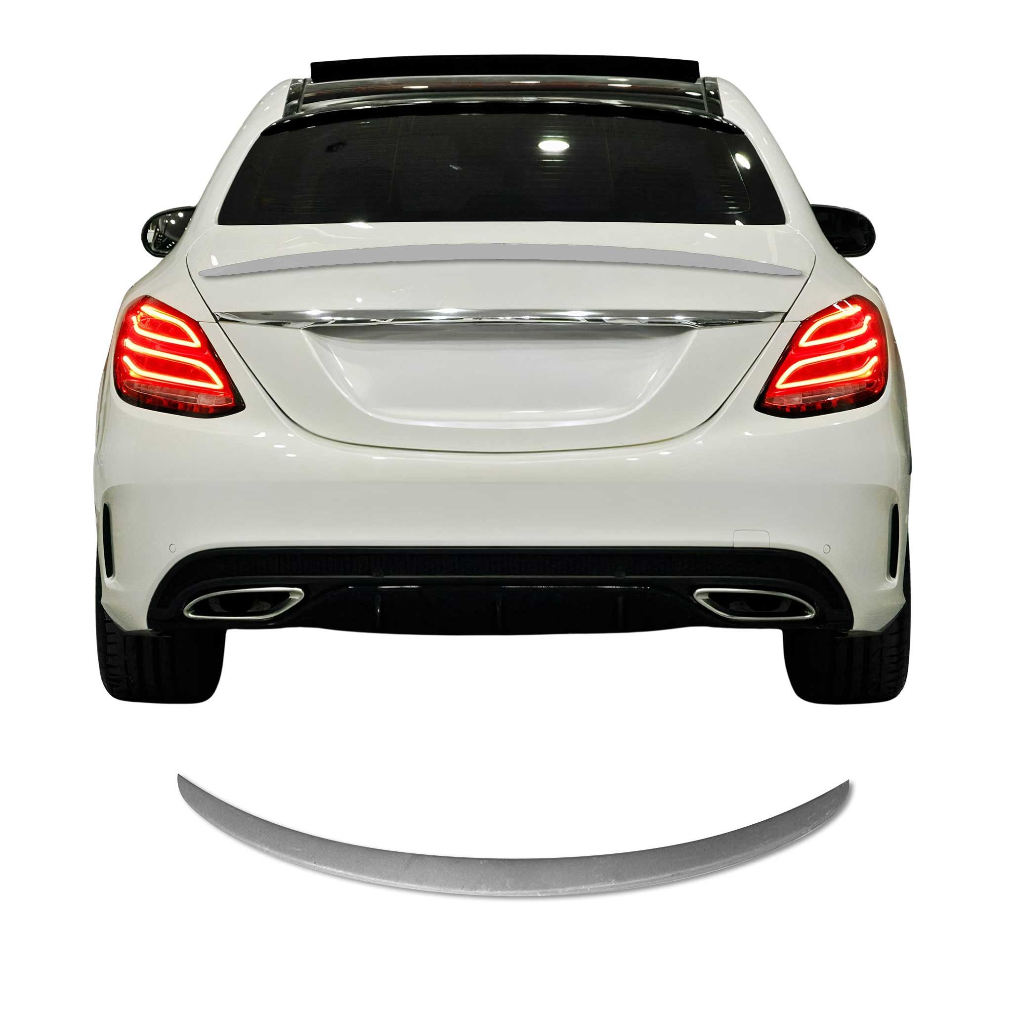 OMAC Heckstoßstange Heckspoiler Dachspoiler für Mercedes C Klasse W205 2014-2025, 1-St., Haltbar, Langlebig