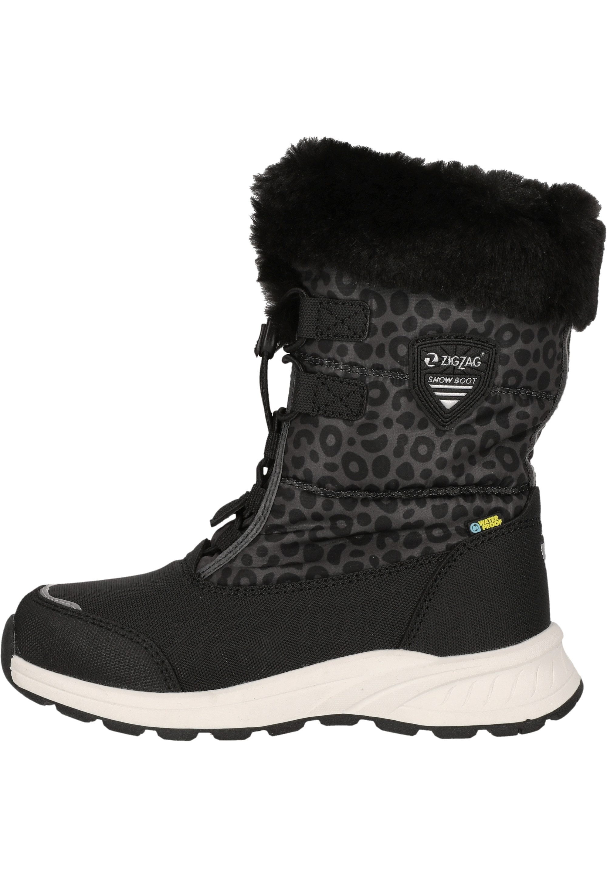 ZIGZAG Wesend Stiefel mit bequemem Kunstfellbesatz und Allwetterprofil