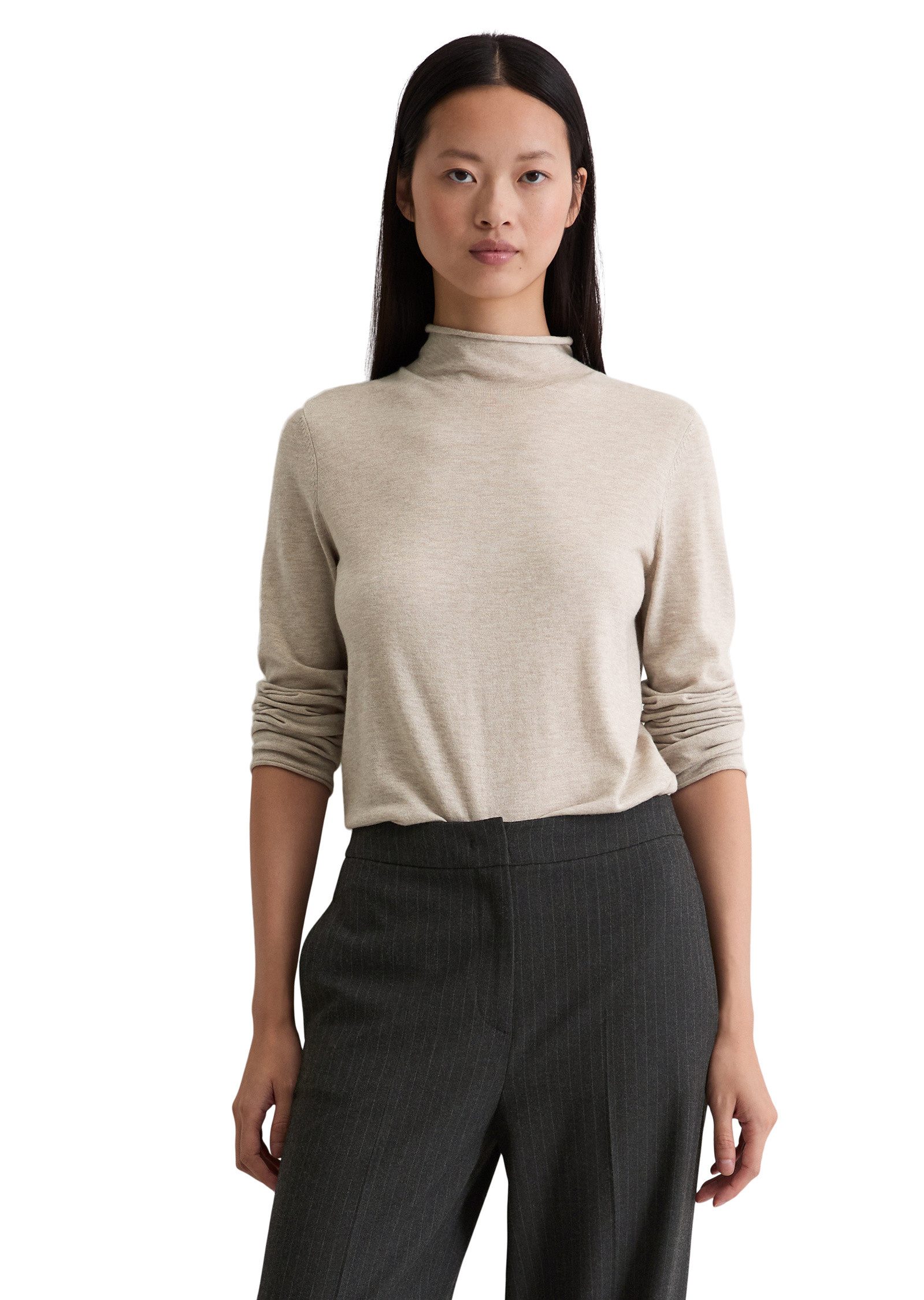 Marc O'Polo Strickpullover aus edlem Schurwolle-Viskose-Mix günstig online kaufen