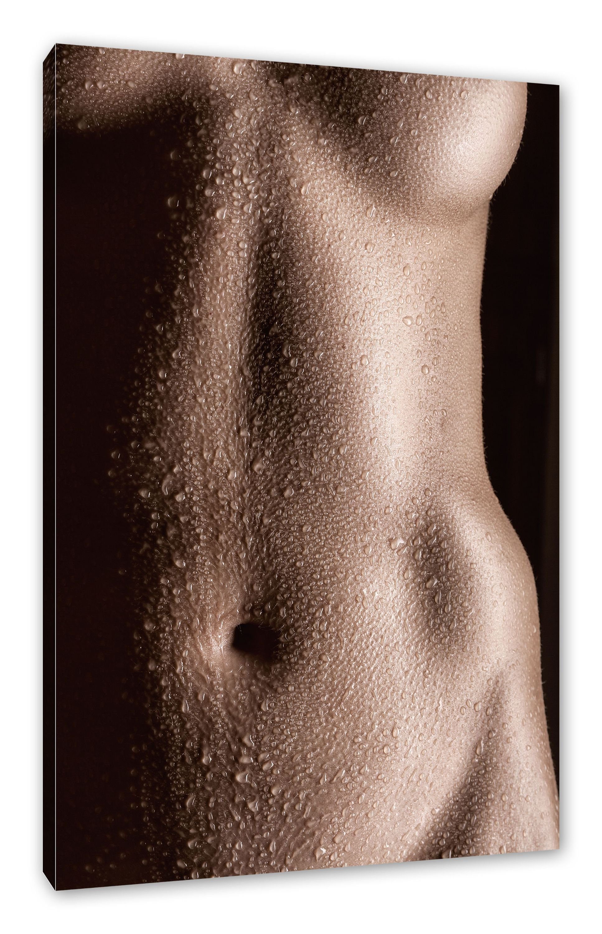 Pixxprint Leinwandbild Nackte Frau, Nackte Frau (1 St), Leinwandbild fertig bespannt, inkl. Zackenaufhänger | Leinwandbilder