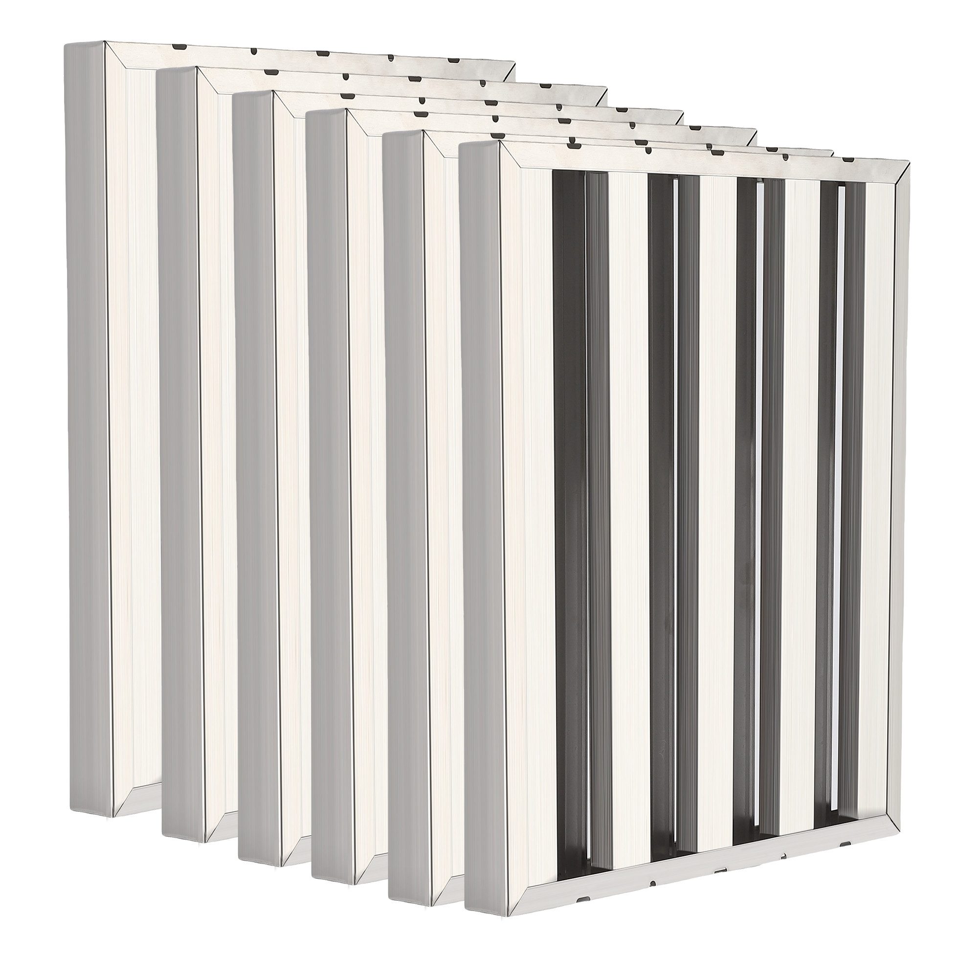 GarveeMore Wasserhahn-Wasserfilter 6er Set Ersatz-Fettfilter für gewerbliche Dunstabzugshauben