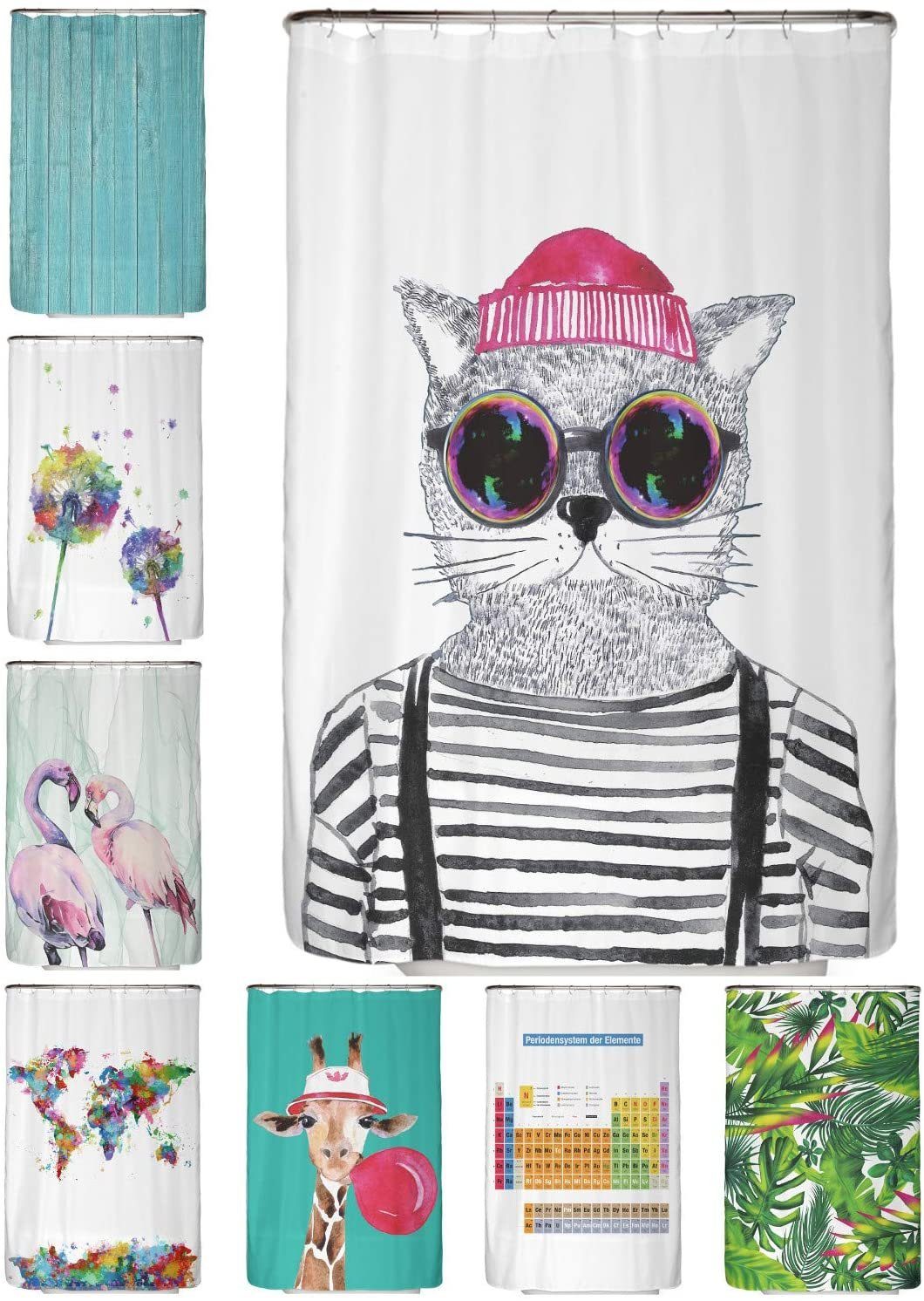 Arteneur Duschvorhang Breite 120 cm, Anti-Schimmel Beschichtet, Beschwerter günstig online kaufen