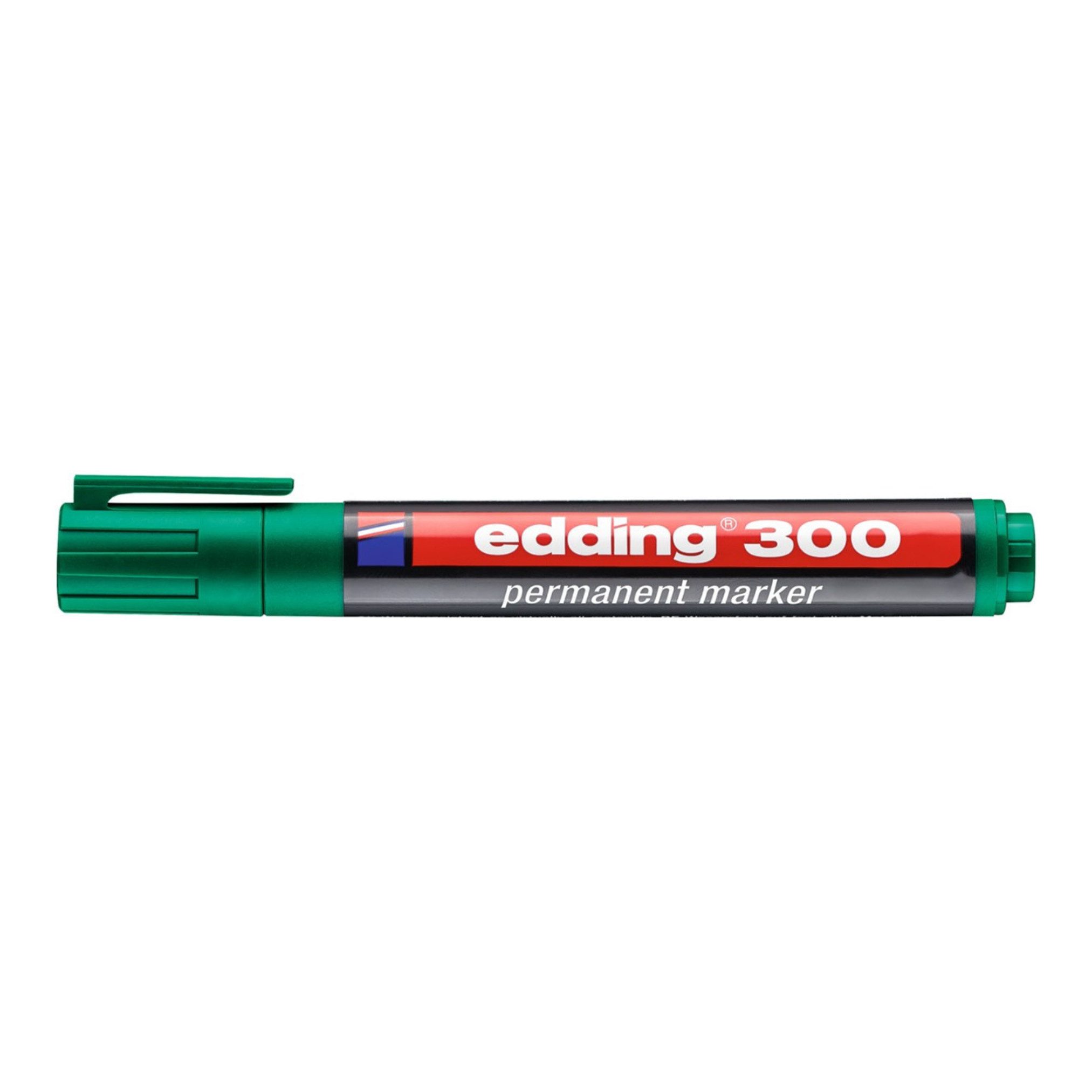 edding Permanentmarker Permanentmarker 300, Rundspitze, 1,5 - 3 mm, grün EDDING 4-300003, (3-tlg)