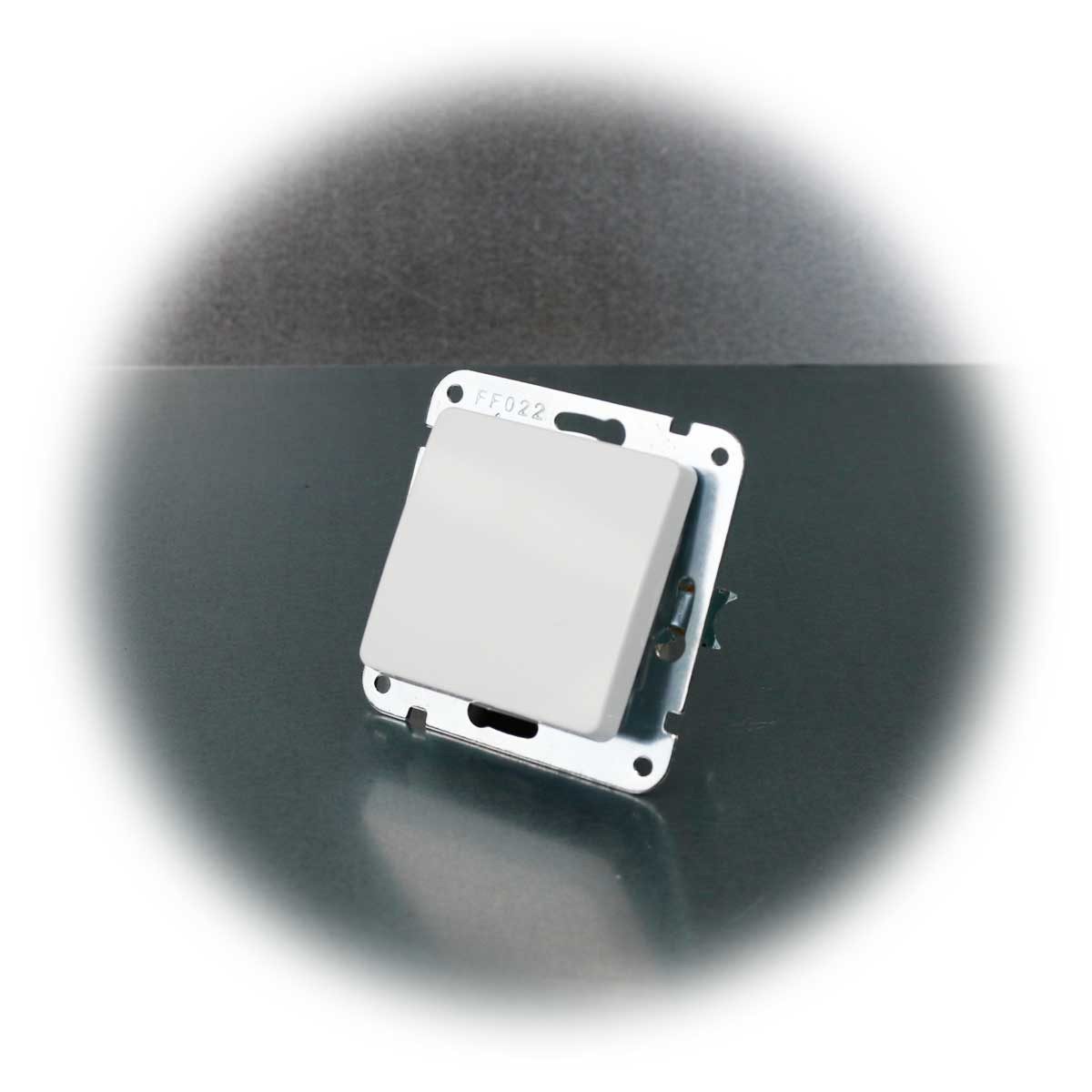 ChiliTec 20x DELPHI Wechsel-Schalter 250V~/ 10A wei OHNE Ra Unterputzschalter