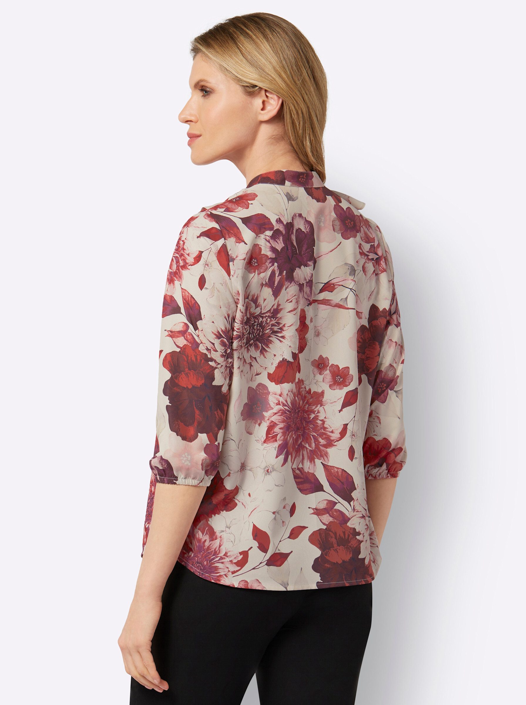 Sieh an! Klassische Bluse Schlupfbluse günstig online kaufen