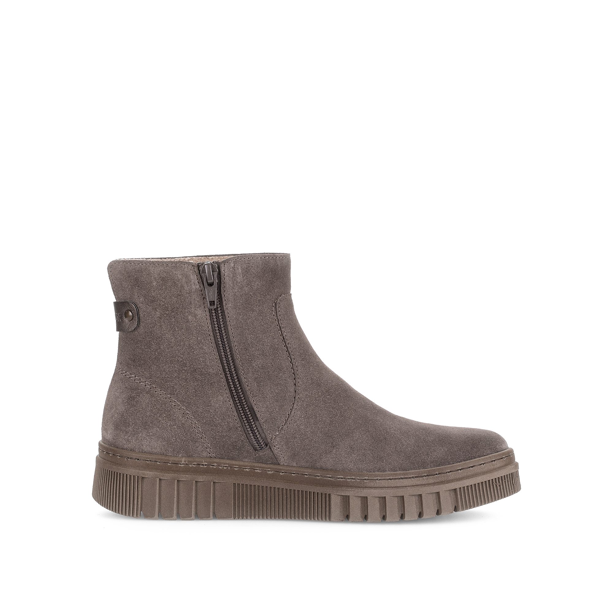 Gabor Gabor 8008.02.006, Stiefeletten, Warmfutter, Grau, Damen Winterstiefel